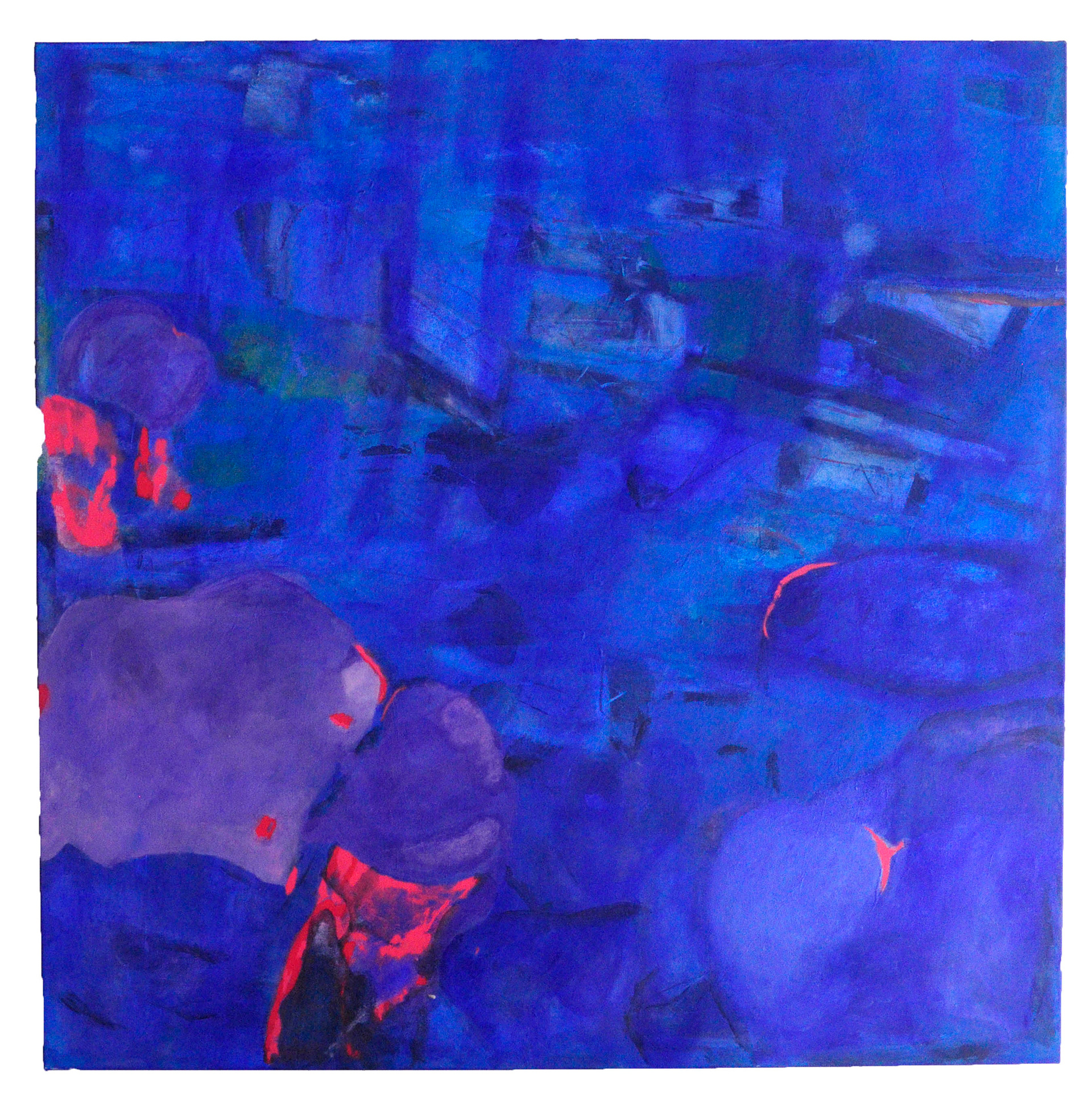 For you -Blue 52' x 52' Acrylic Canvas