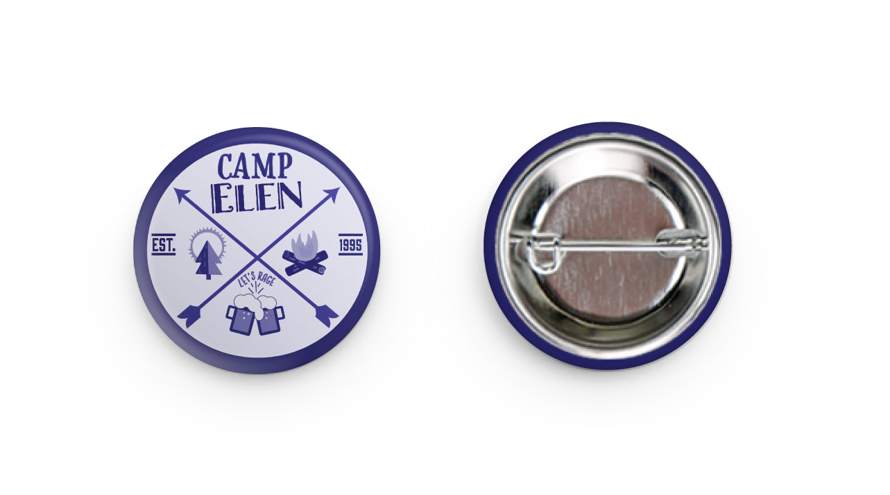 Camp Elen Party Button 