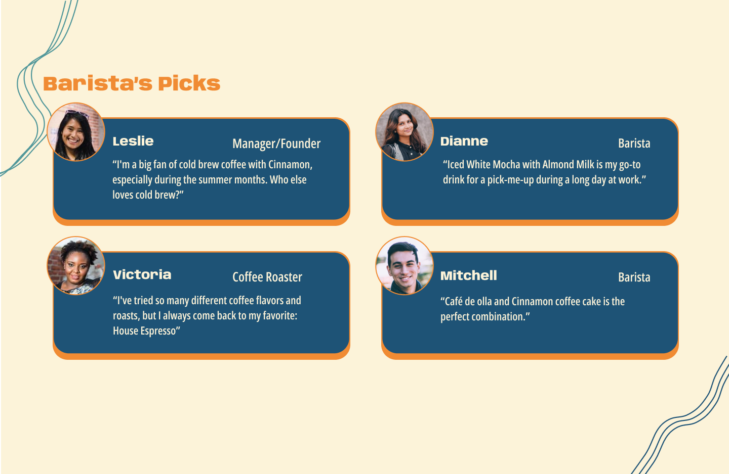 Barista Picks (Desktop)