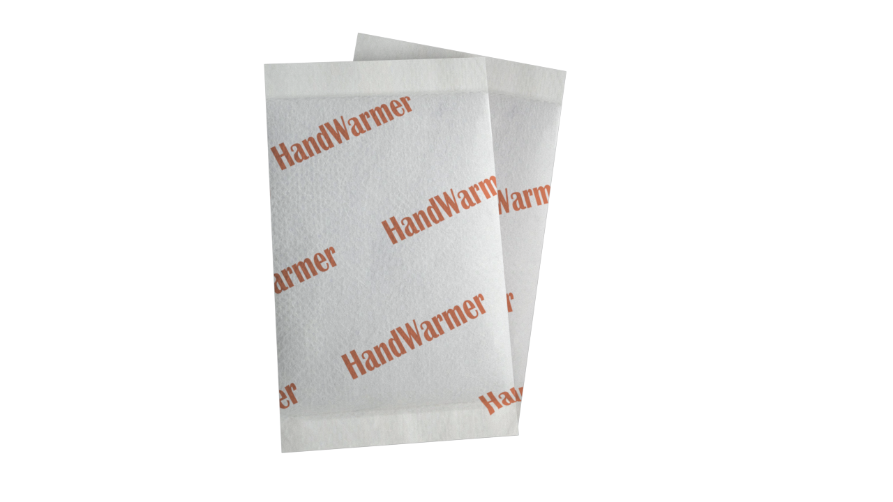 Hand Warmers. Modeled/rendered by me. 