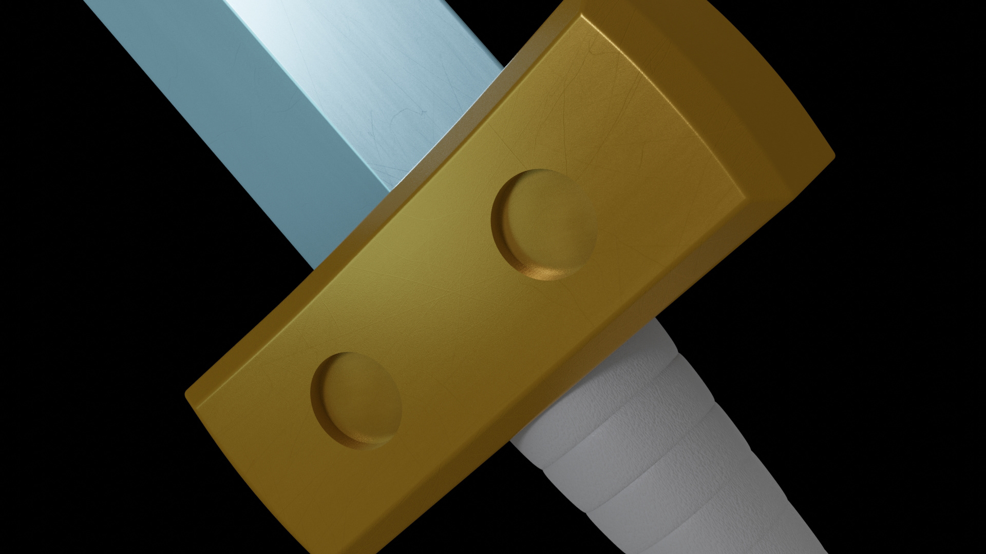 Kokiri Sword Detail. Modeled/rendered by me.