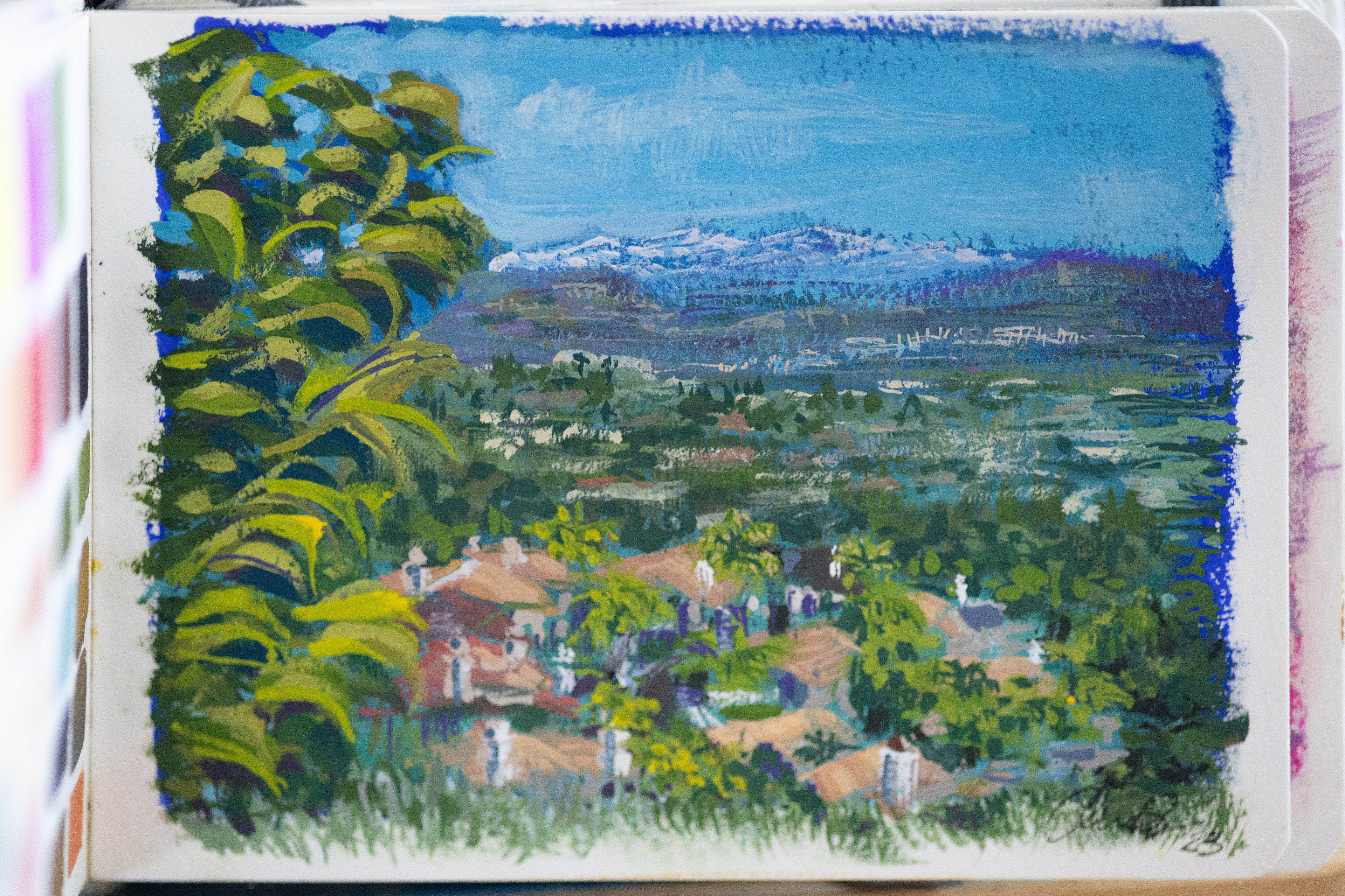 San Fernando Valley Sketchbook ©Charissa Pray 2023 (not for sale)