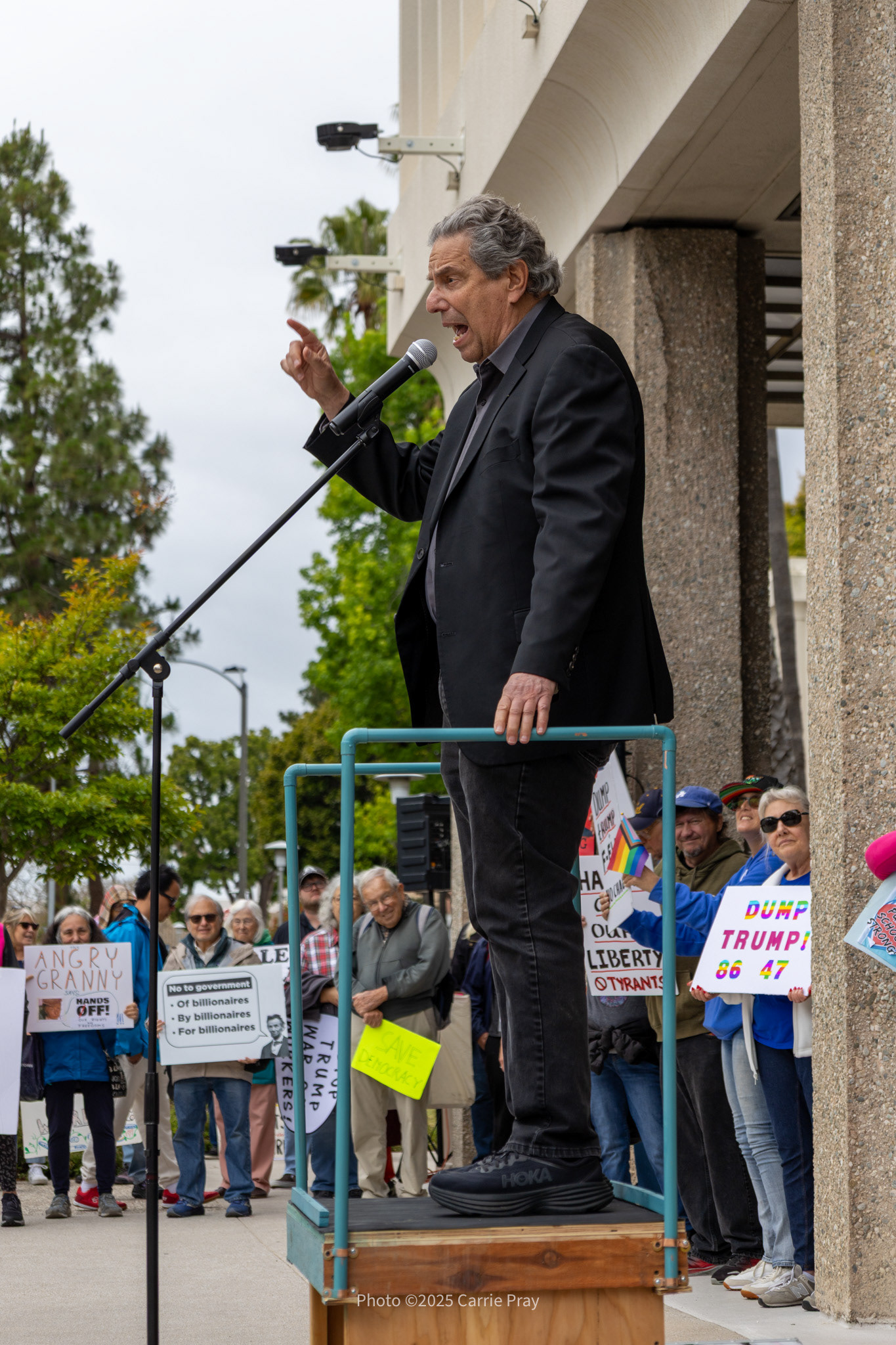 Jon Bauman speaks at May 3 rally in Torrance CA
