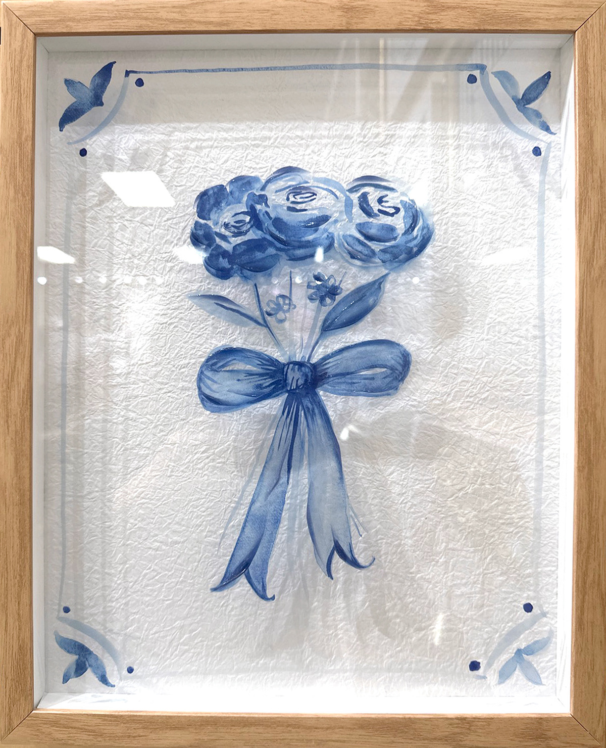 Hand-painted bouquet for CAG in house line