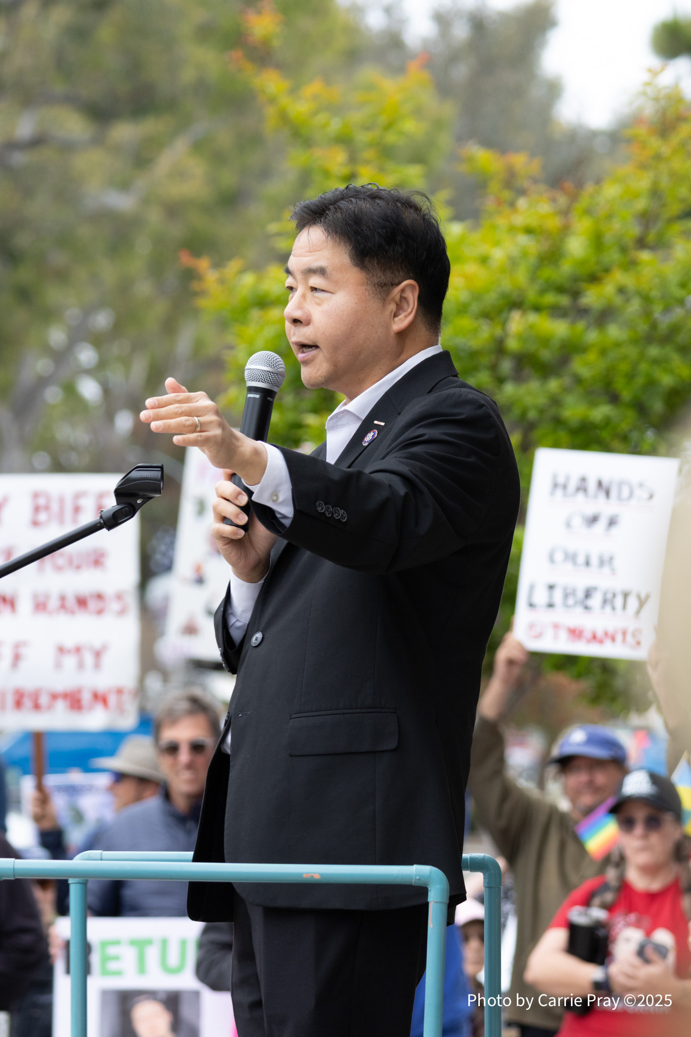 Ted Lieu speaks at Torrance Rally May 3 2025