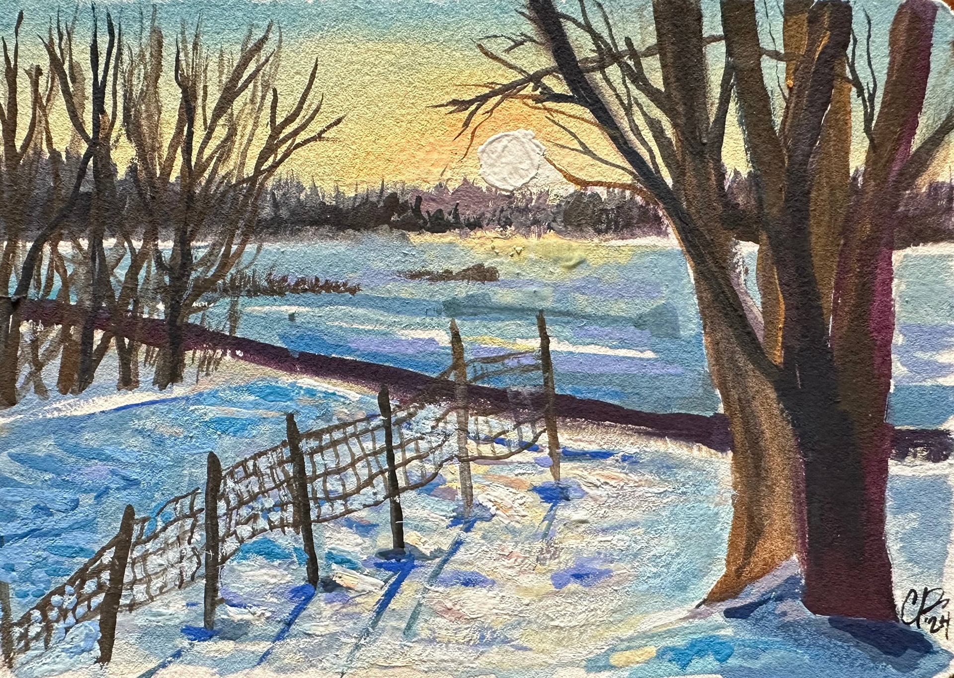 Cold January Morning in Maine ©Charissa Pray 2024