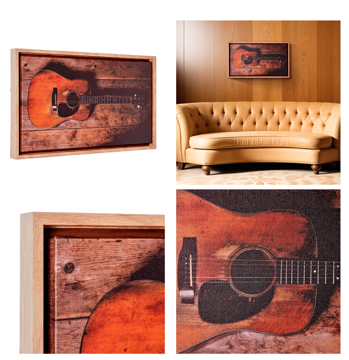 Grand Ole Opry Guitar Wall Art - designed the build