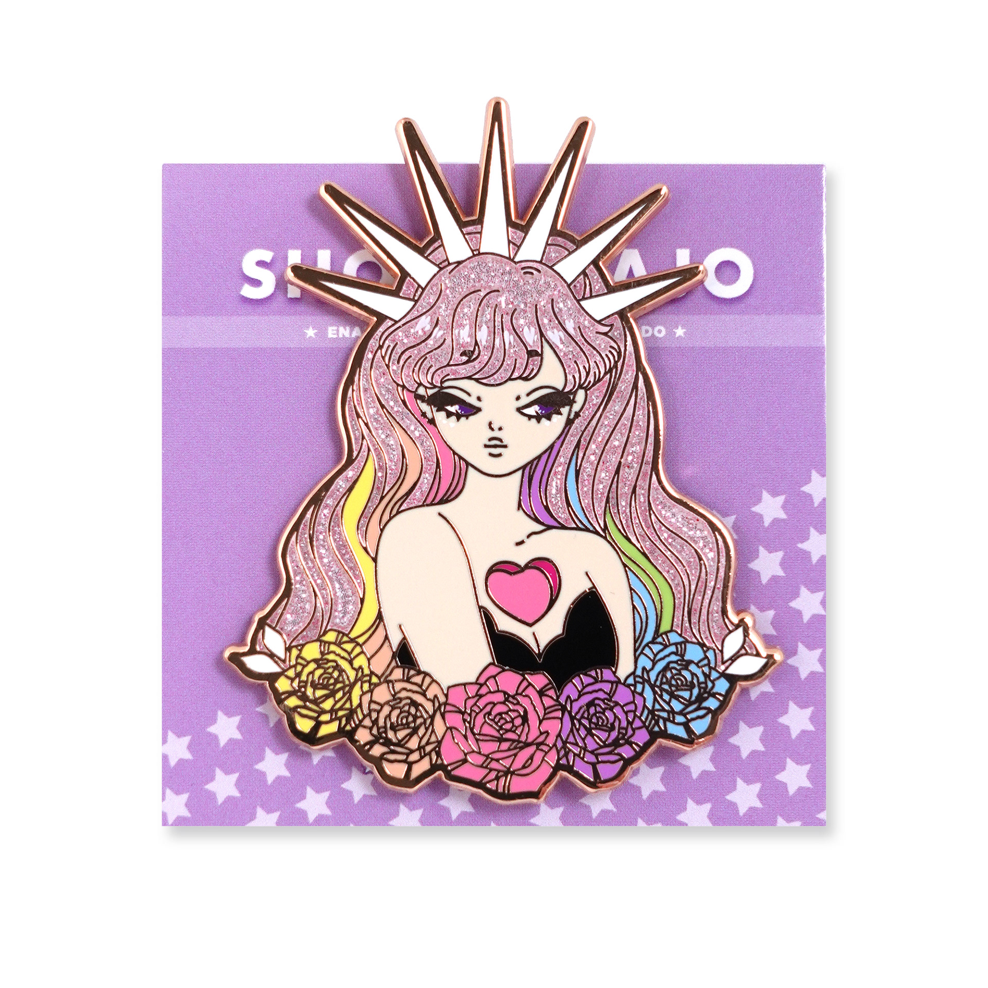 Prismatic Enamel Pin ($18 MSRP)