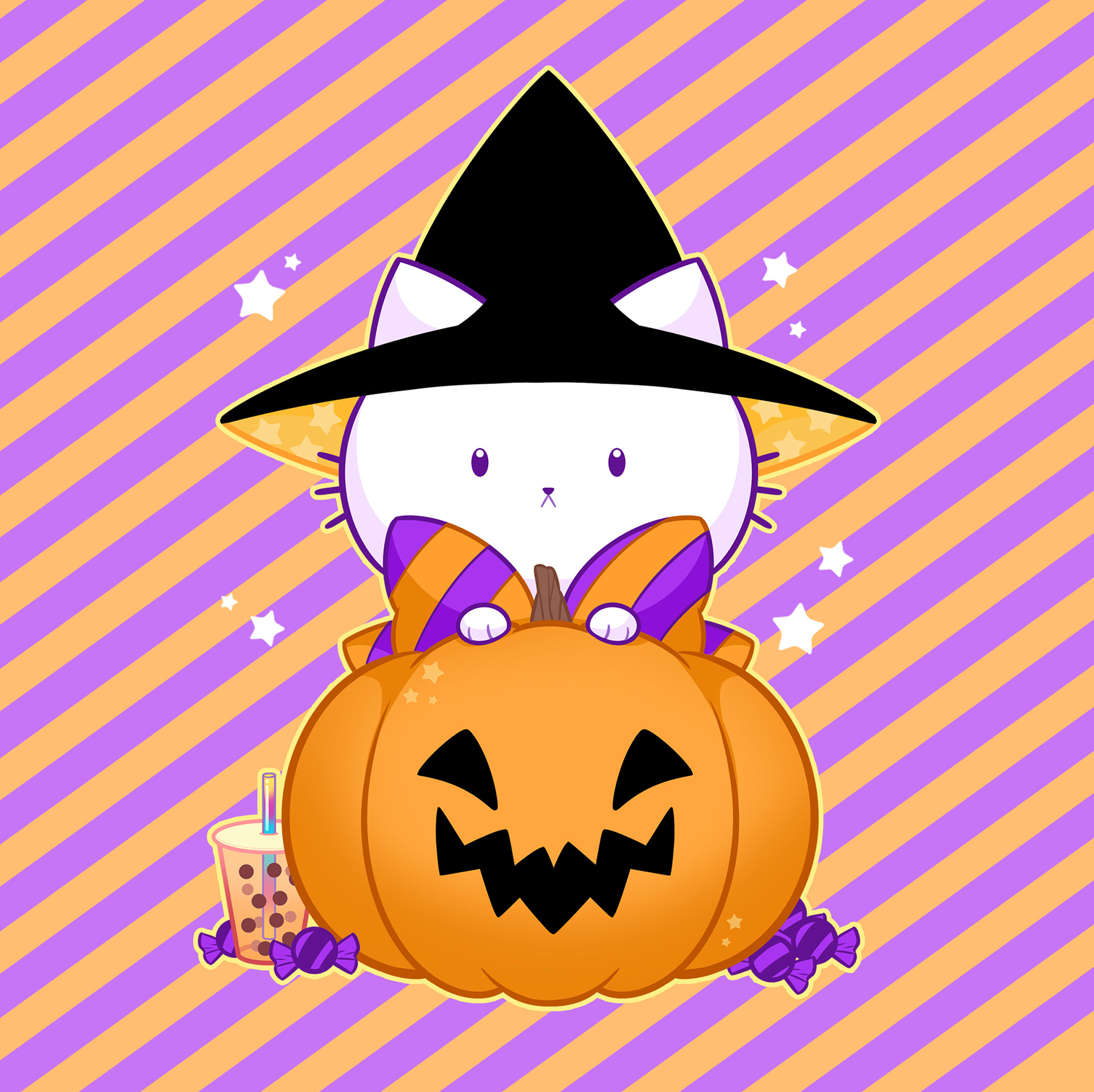 Bubble Kittea Halloween (2021)