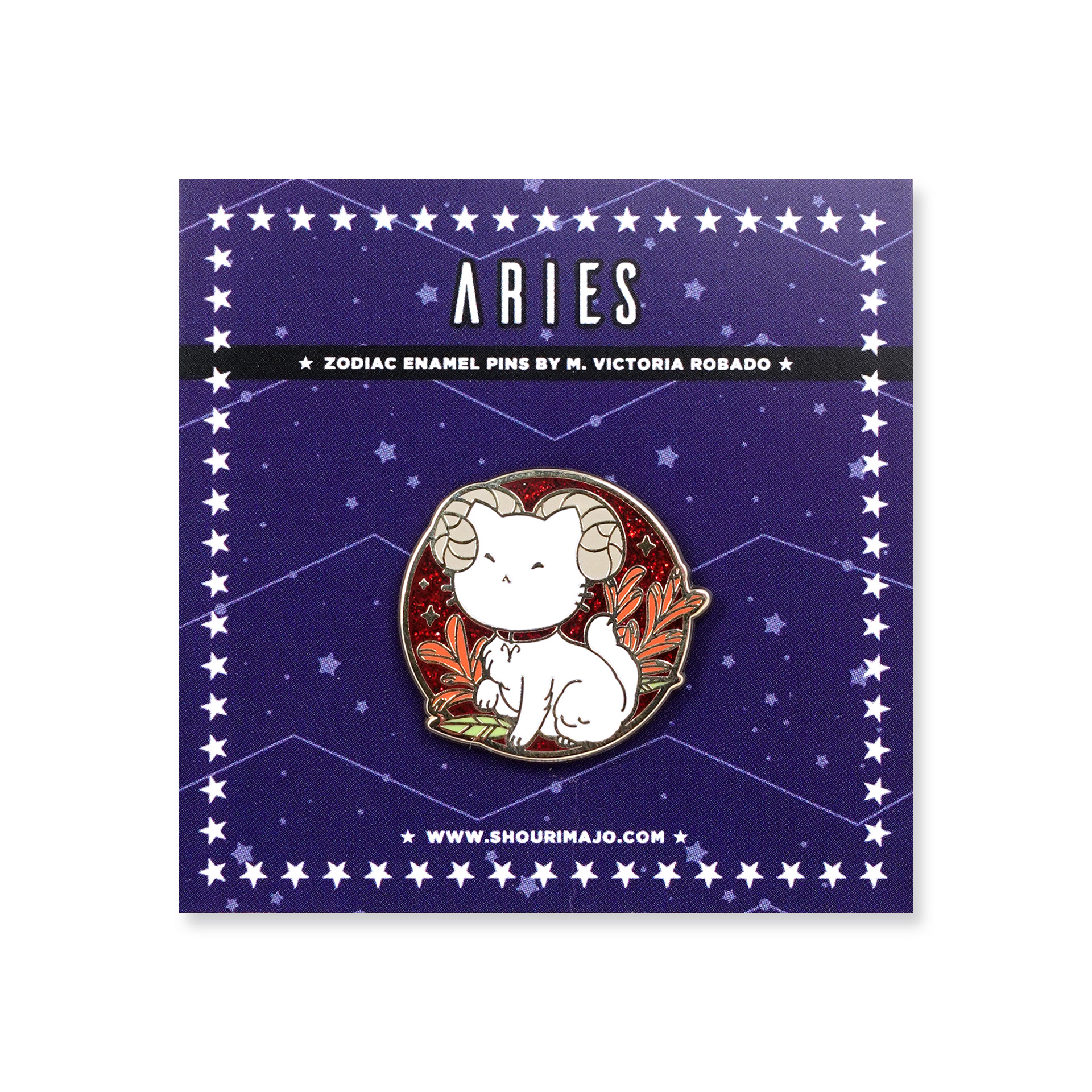 Aries Cosmeek Zodiac Kitties Enamel Pin ($13 MSRP)