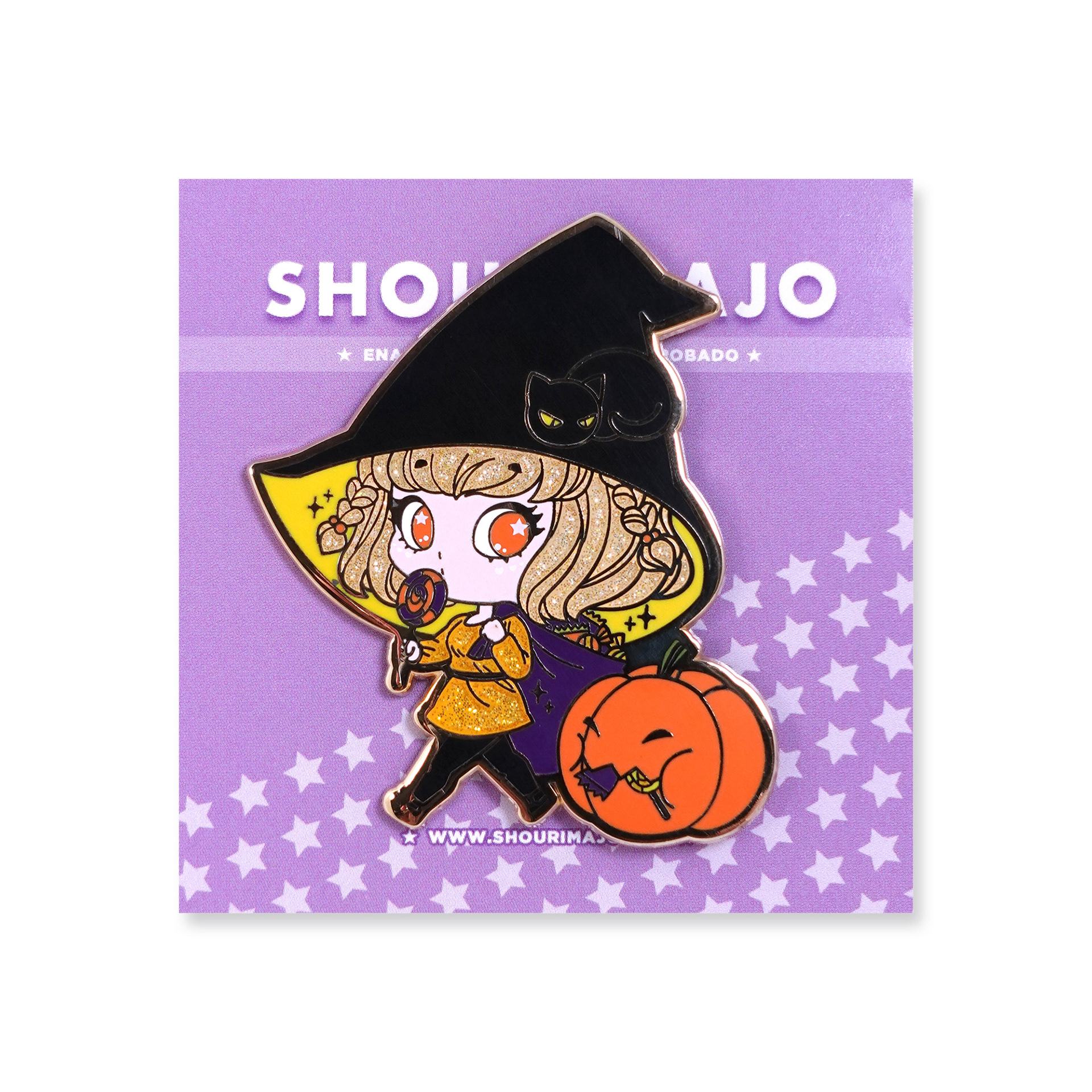 Halloween Trick-or-Treat Enamel Pin ($15 MSRP)
