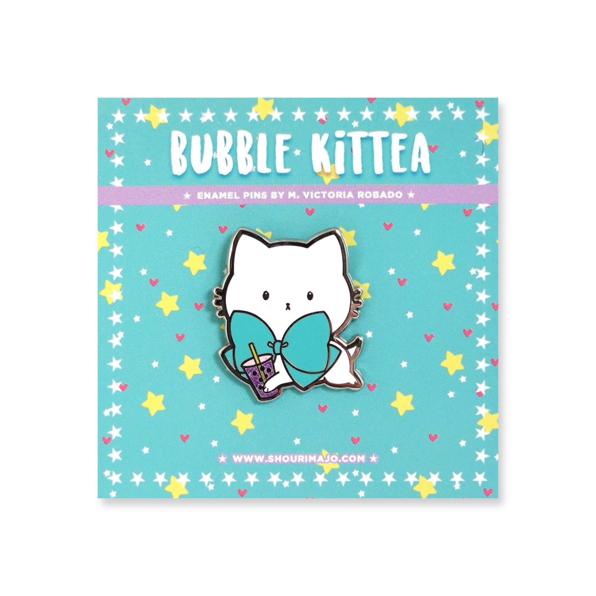 Bubble Kittea Jump Enamel Pin ($13 MSRP)