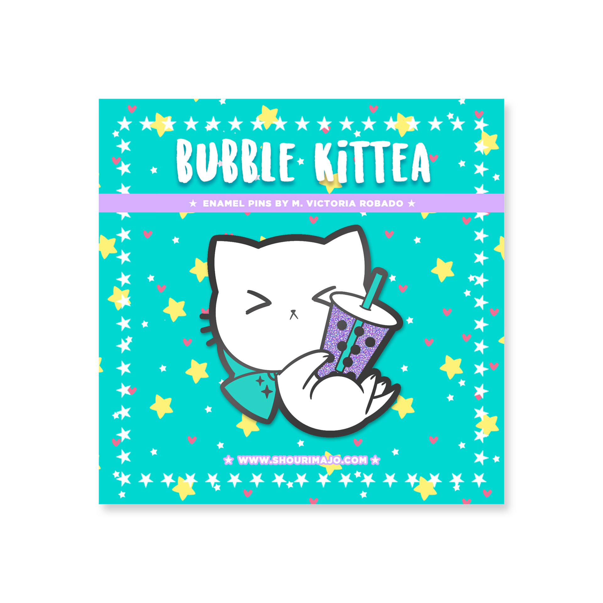 Bubble Kittea Mine! Enamel Pin ($13 MSRP)
