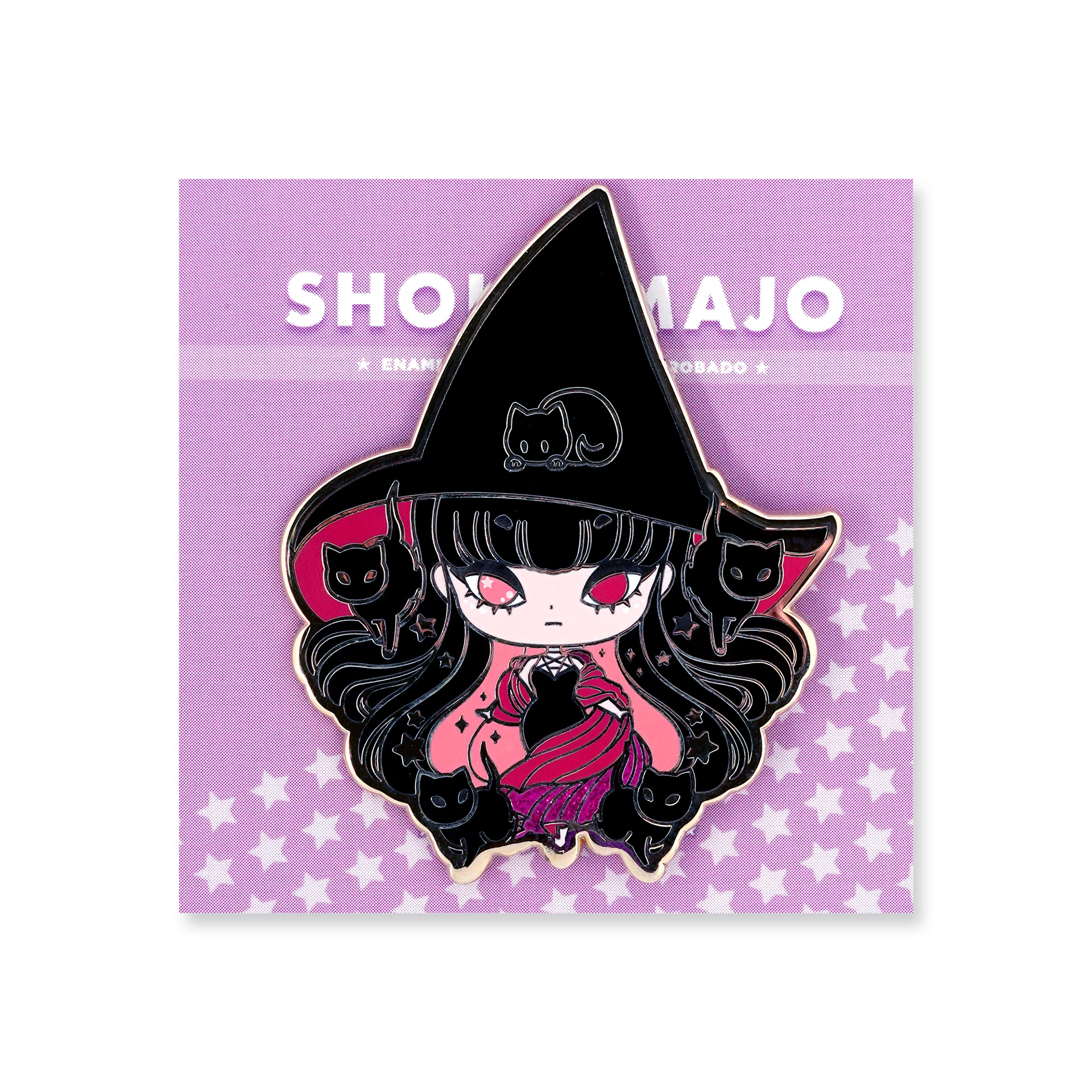 Ouija Witch & Cats Enamel Pin ($15 MSRP)