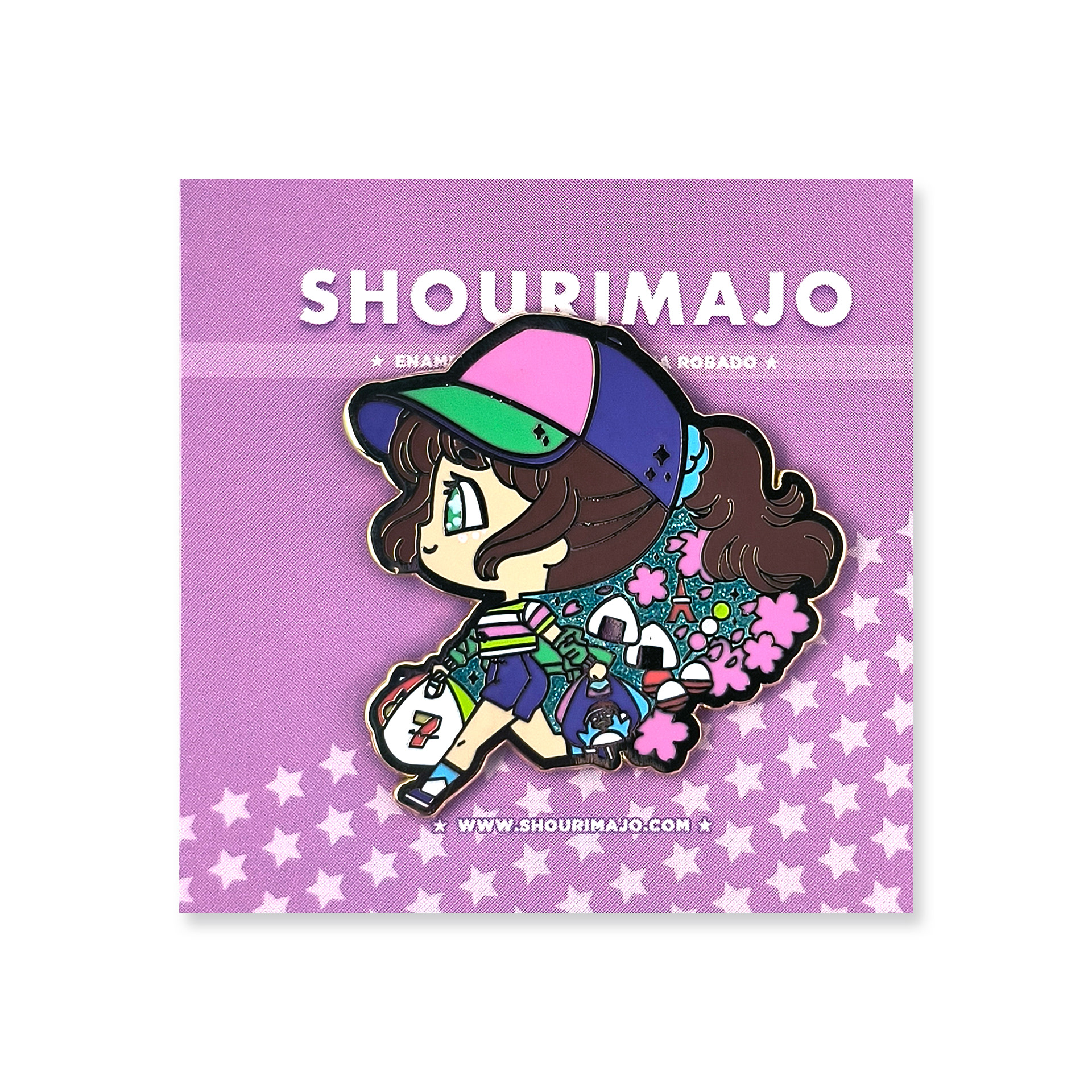 Japan Travels Enamel Pin ($15 MSRP)
