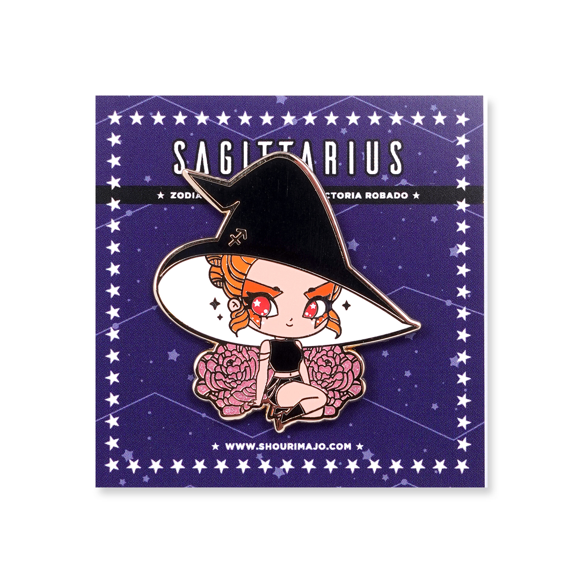 Sagittarius Cosmeek Zodiac Witches Enamel Pin ($15 MSRP)