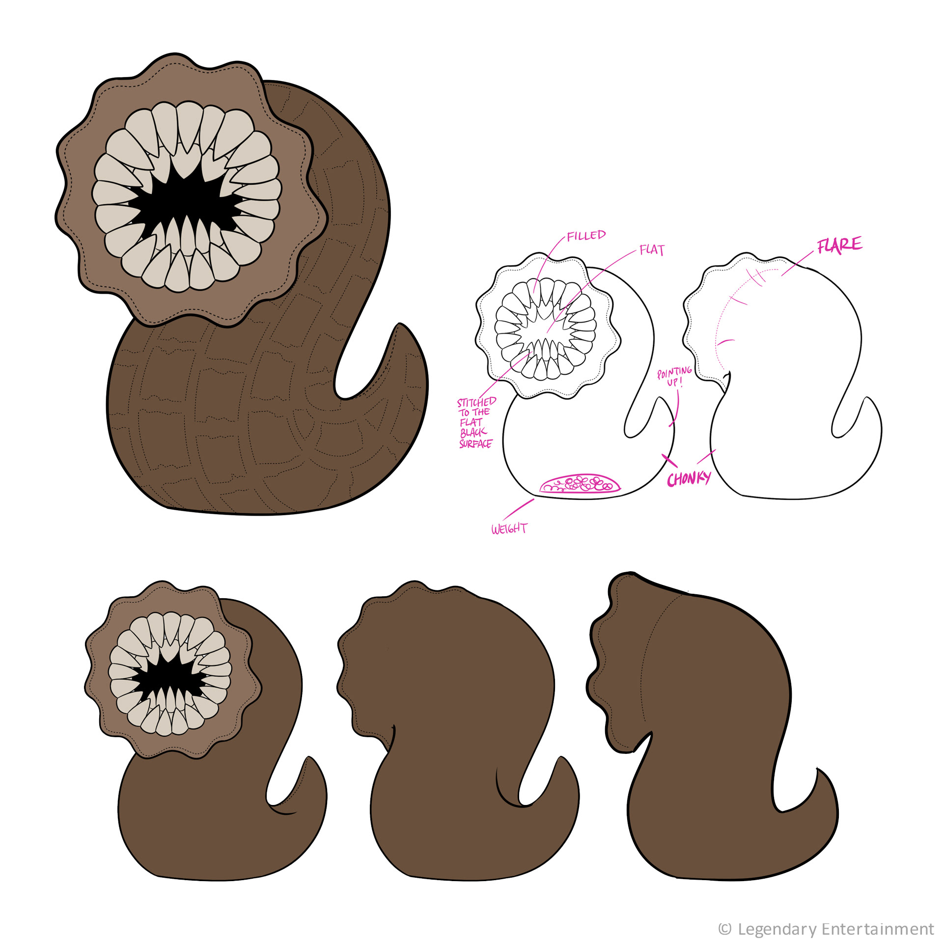 Dune 2 Sandworm Plushie