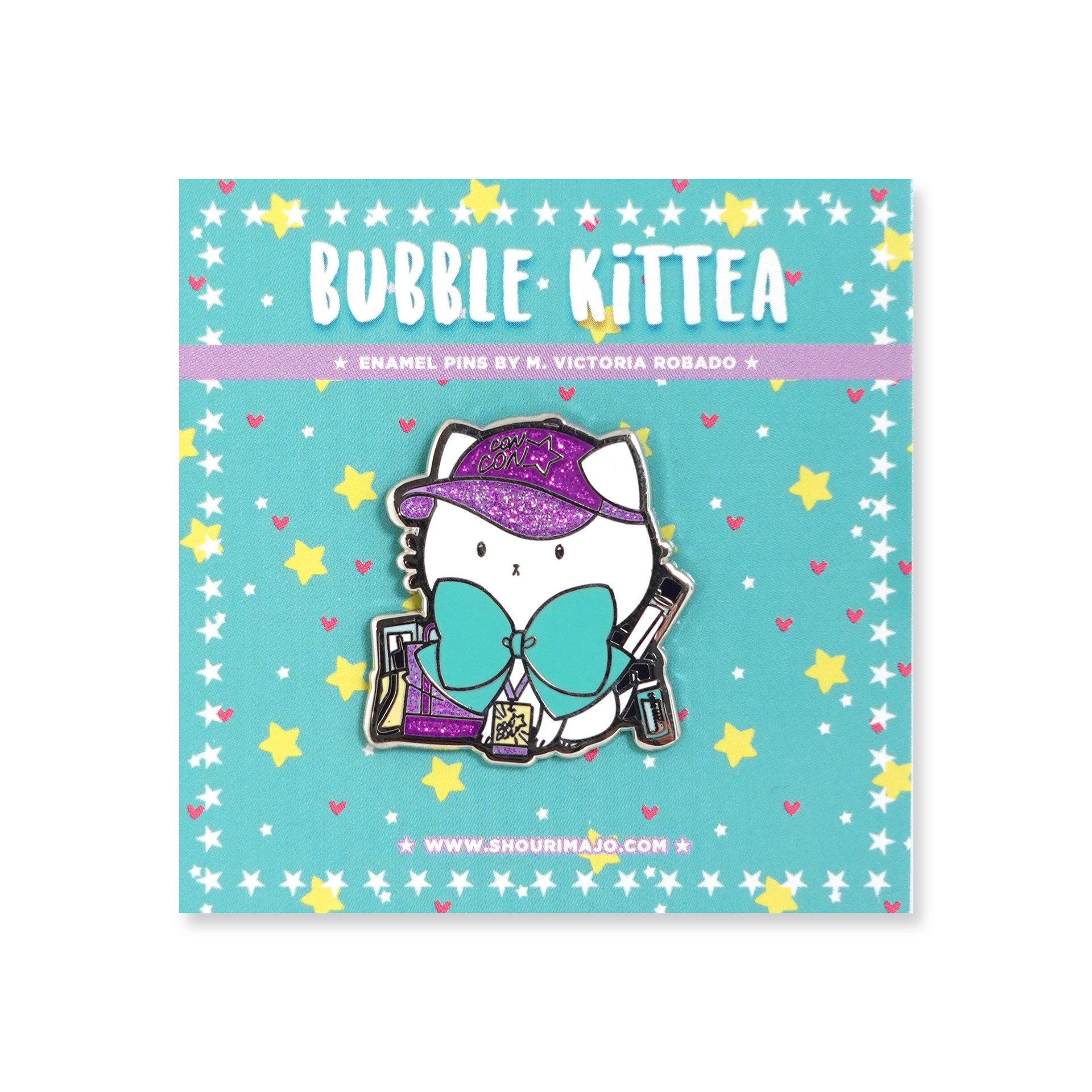 Bubble Kittea Convention Enamel Pin ($13 MSRP)