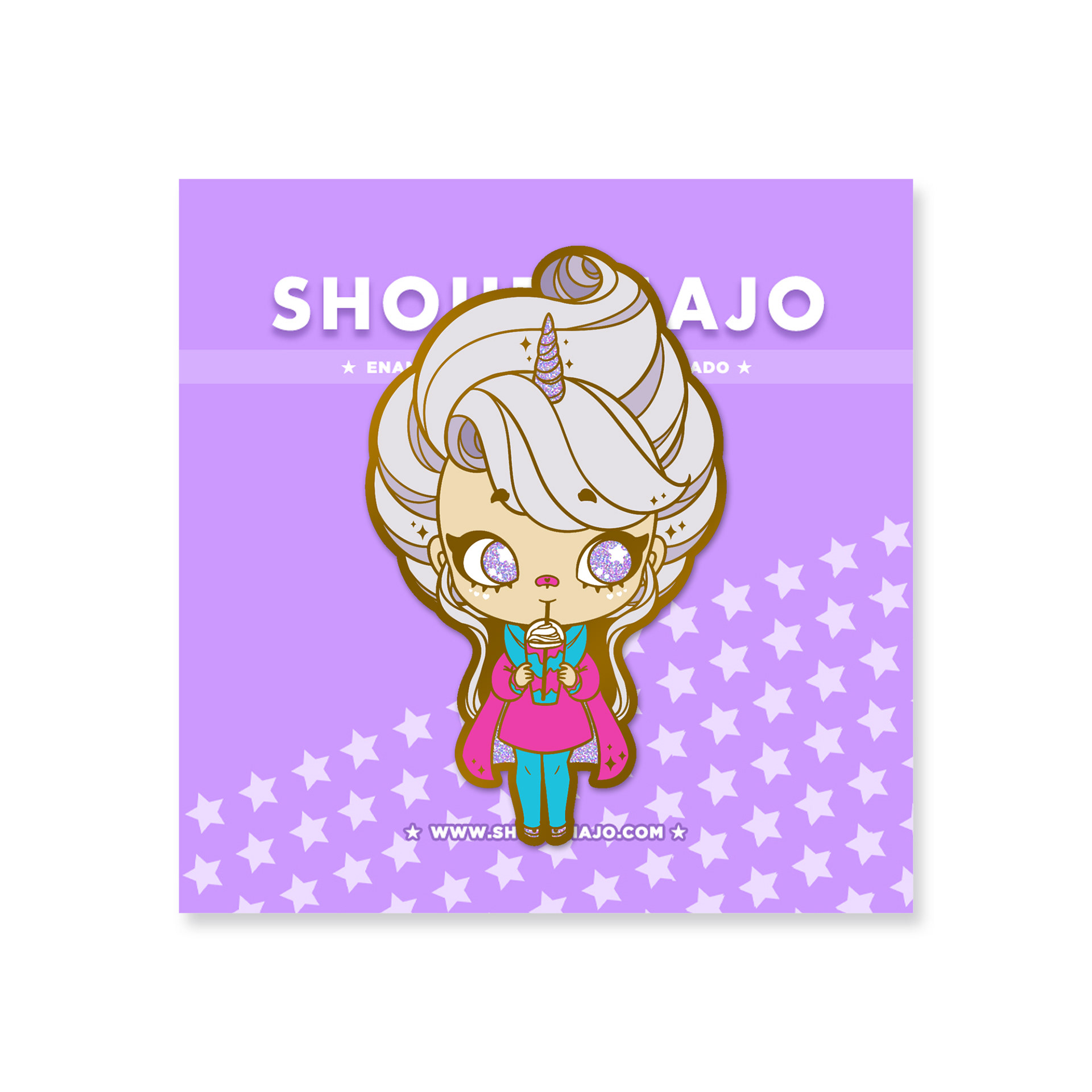 Frappunicorn Enamel Pin ($15 MSRP)