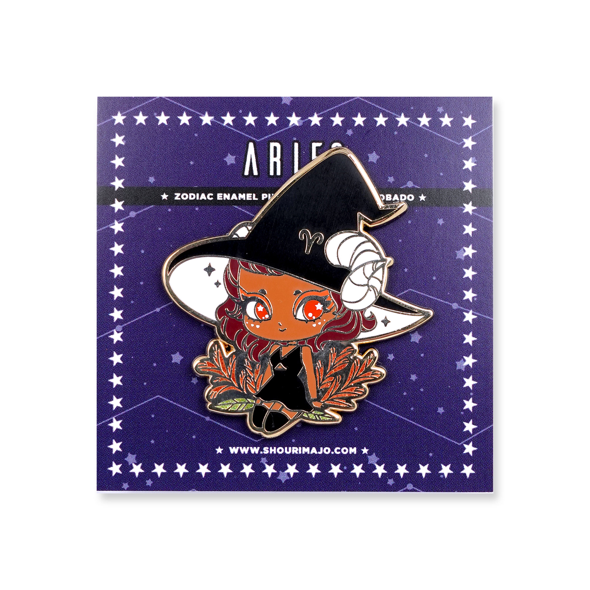 Aries Cosmeek Zodiac Witches Enamel Pin ($15 MSRP)