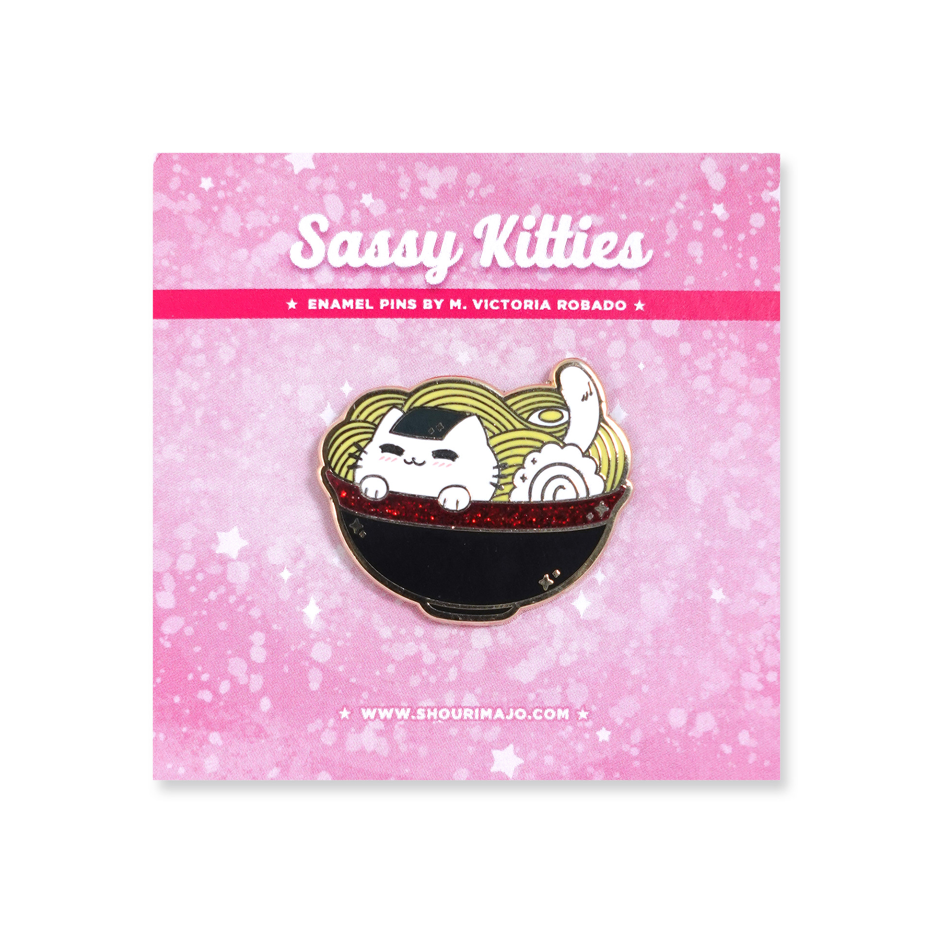 Ramen Cat Enamel Pin ($13 MSRP)