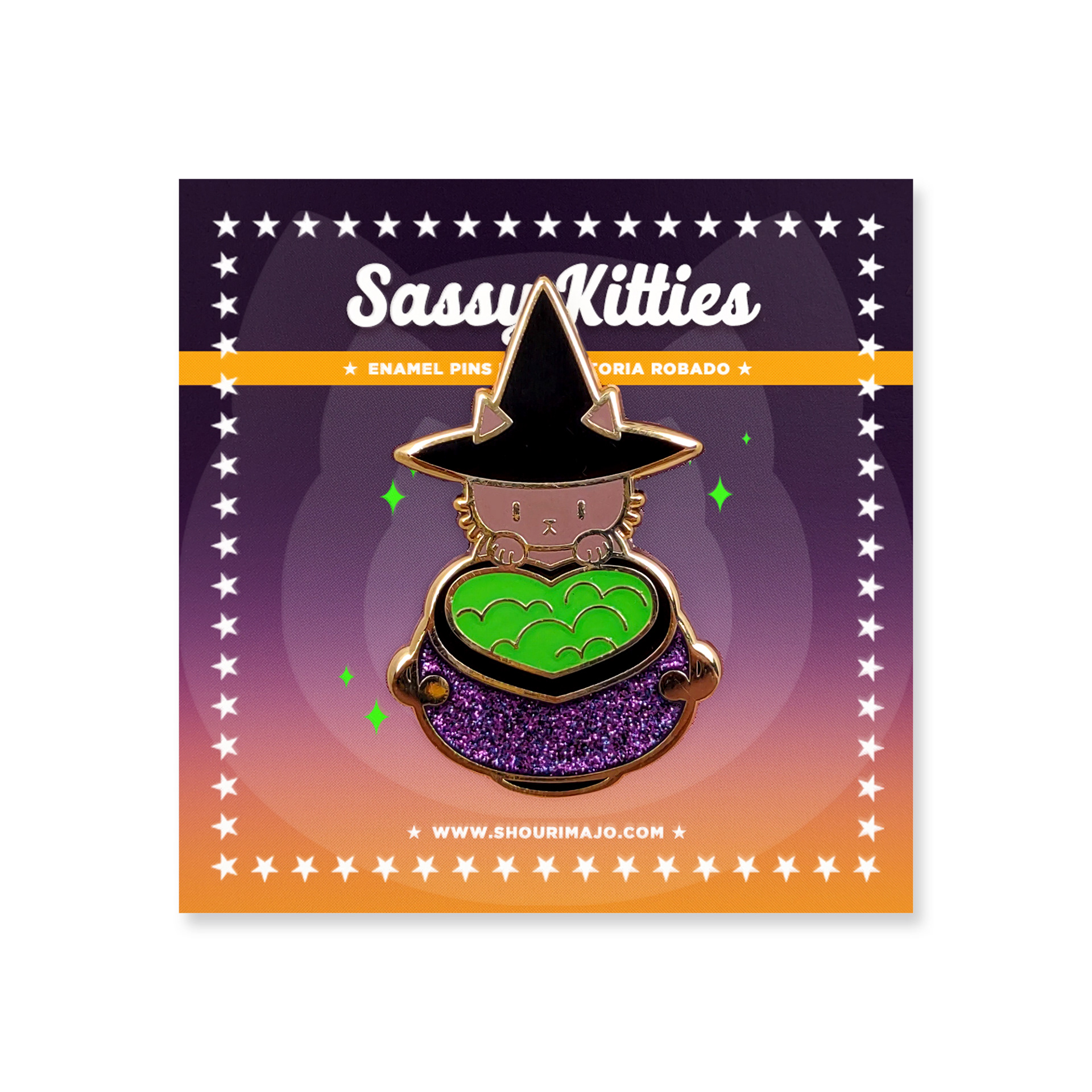 Cauldron Kitty Enamel Pin ($13 MSRP)