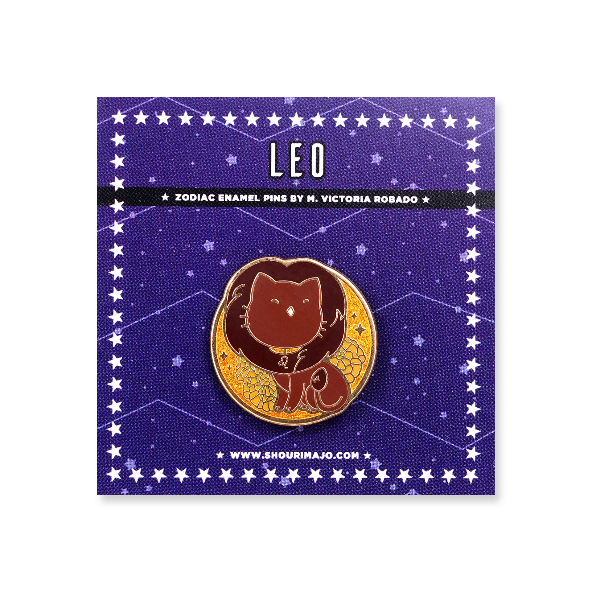 Leo Cosmeek Zodiac Kitties Enamel Pin ($13 MSRP)