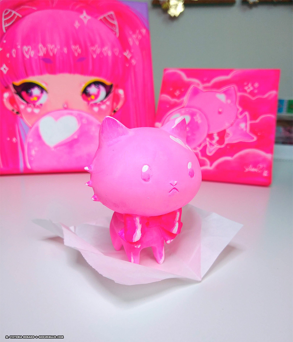 Bubblegum Kitty (2020) for Clutter Gallery Revenge of Planet Rainbow Sprinkles