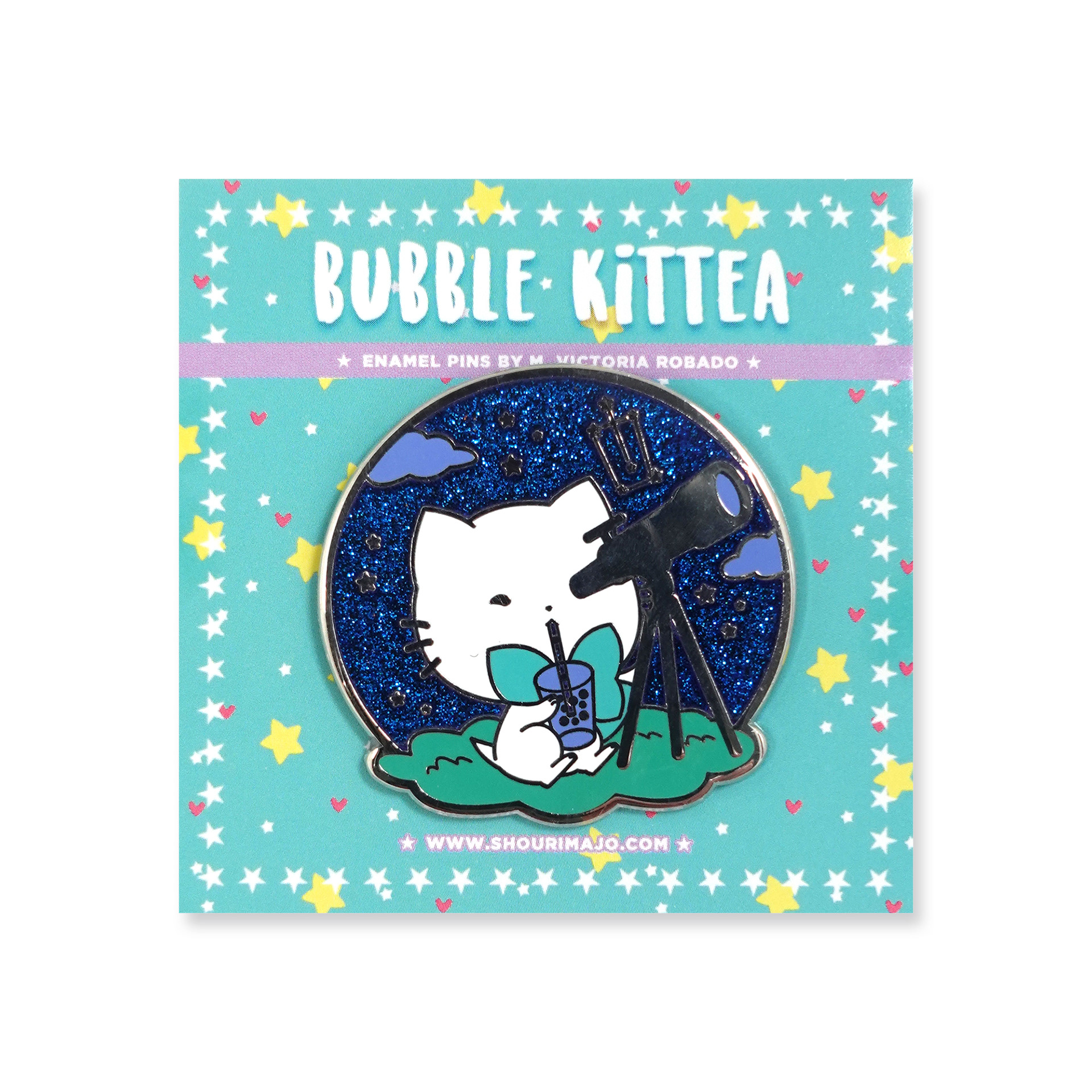 Bubble Kittea Astronomy Enamel Pin ($13 MSRP)