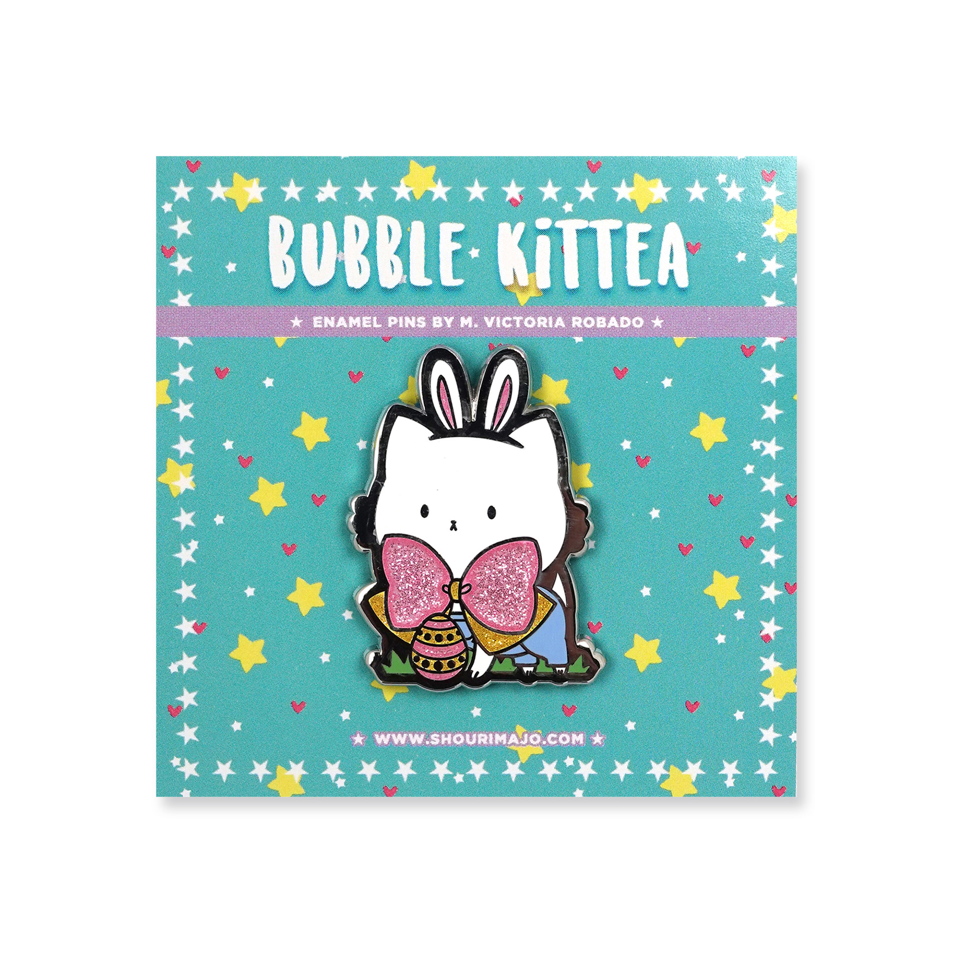 Bubble Kittea Bunny Enamel Pin ($13 MSRP)