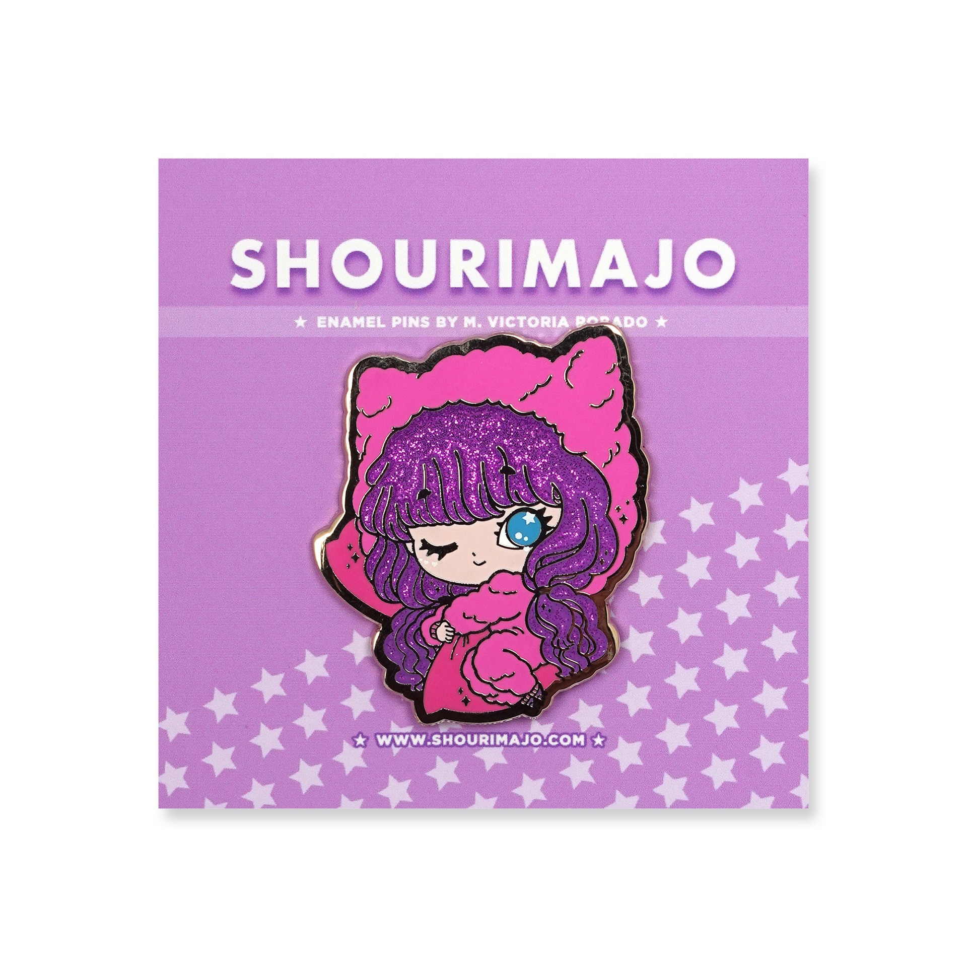 Fluffy Enamel Pin ($15 MSRP)