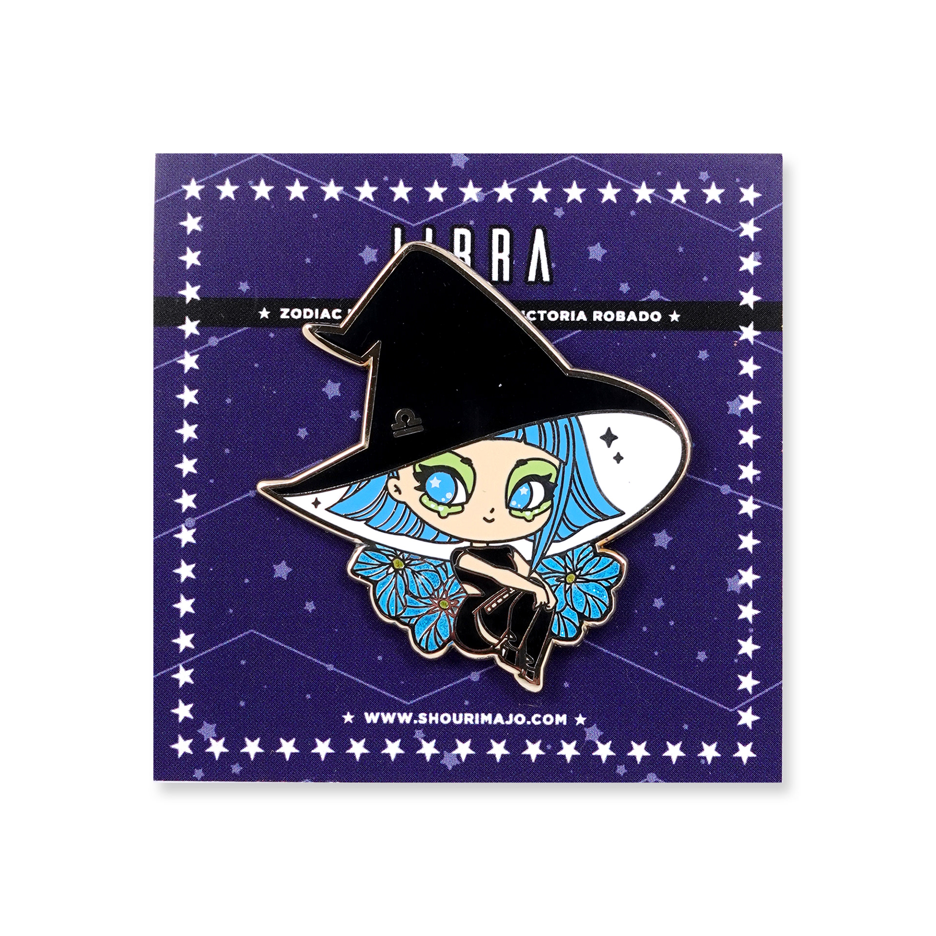 Libra Cosmeek Zodiac Witches Enamel Pin ($15 MSRP)