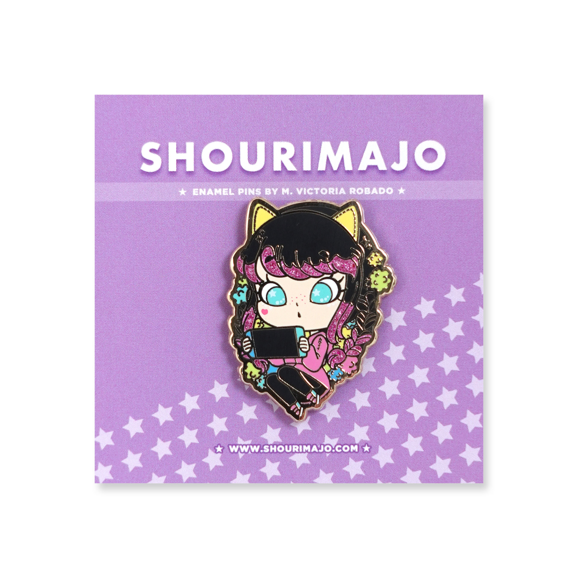 Konpeito Gamer Girls Enamel Pin ($15 MSRP)