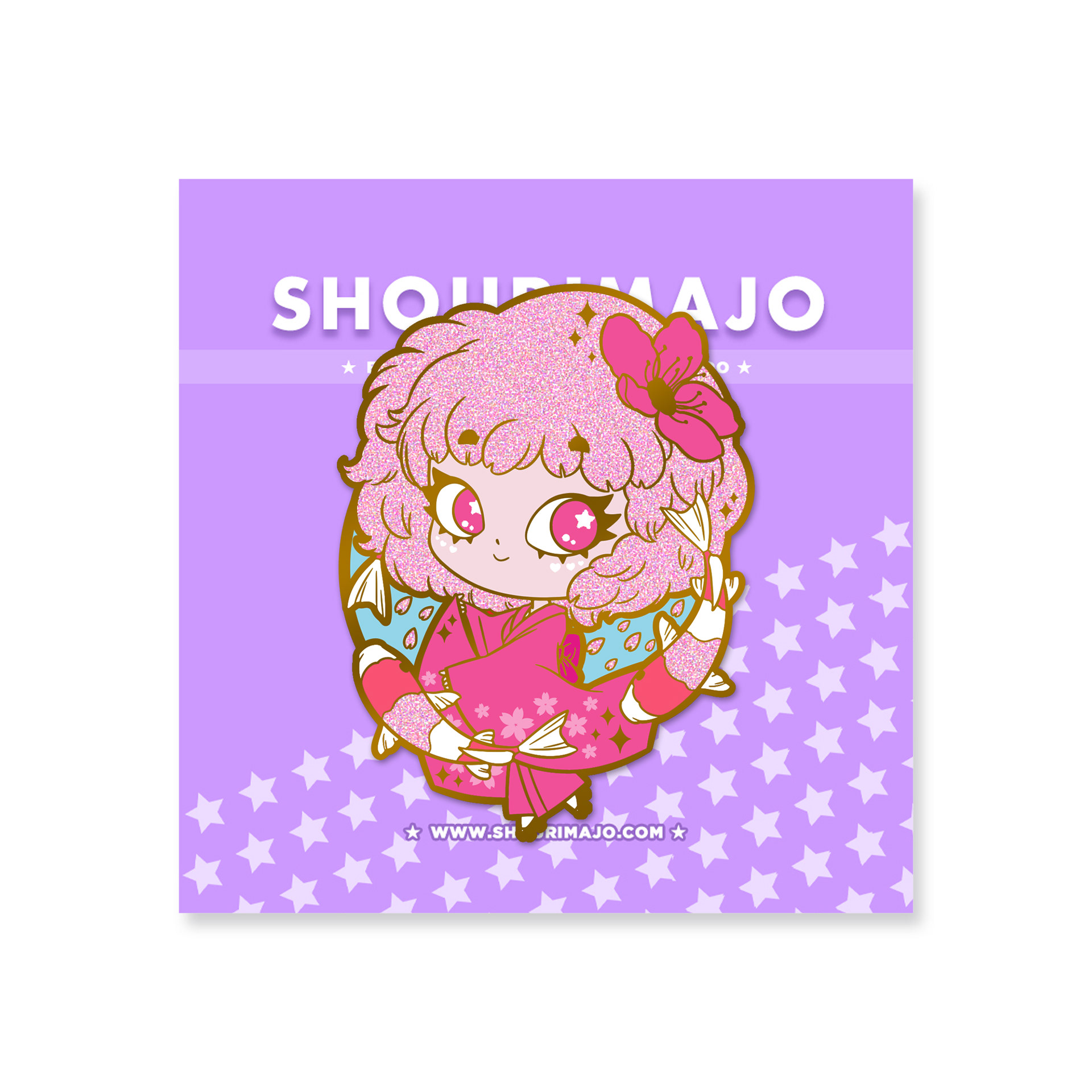 Cherry Blossom Koi Enamel Pin ($15 MSRP)
