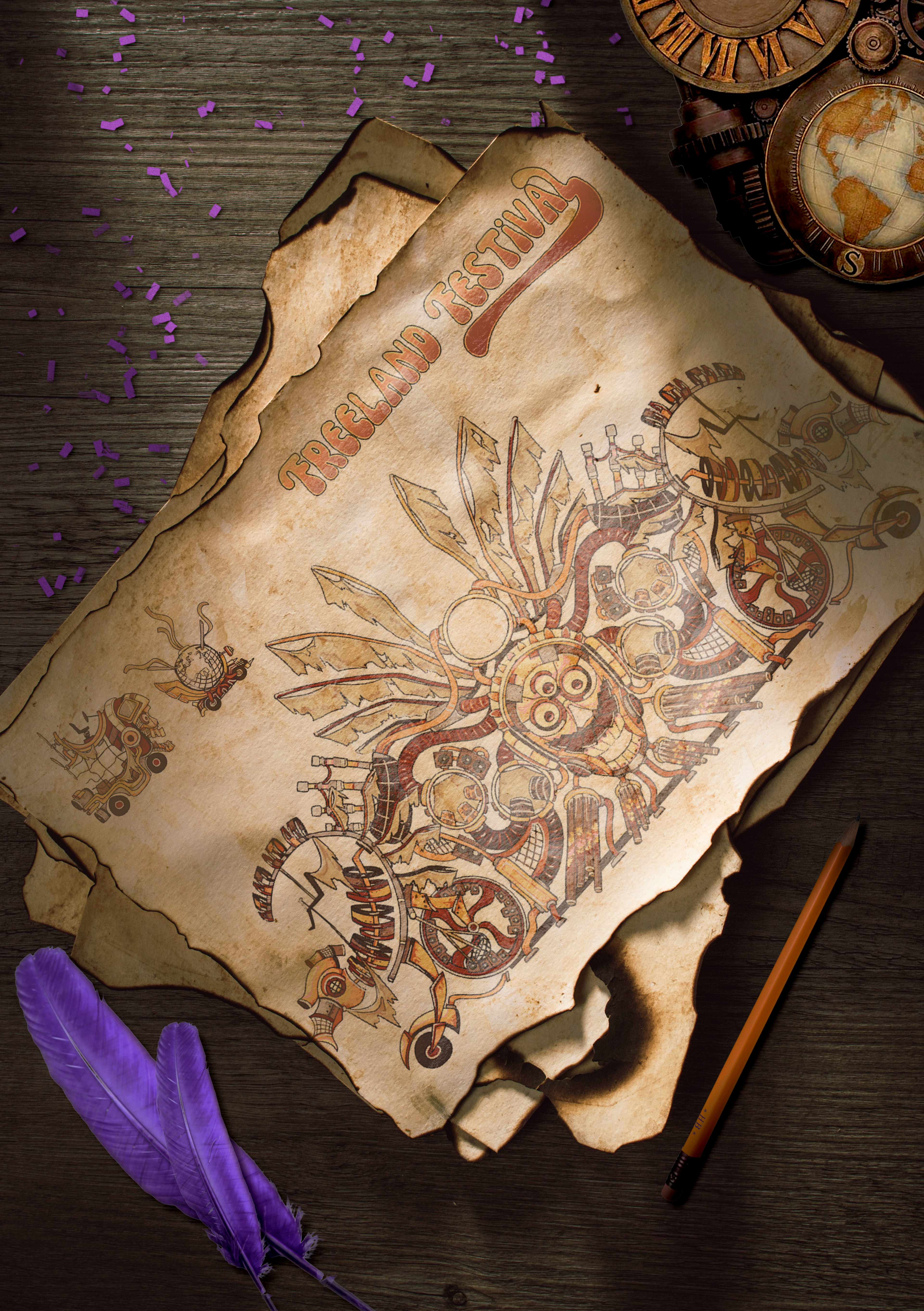 Onthulling ontwerp "Freeland Festival" buurtschap Klein Zundertse Heikant