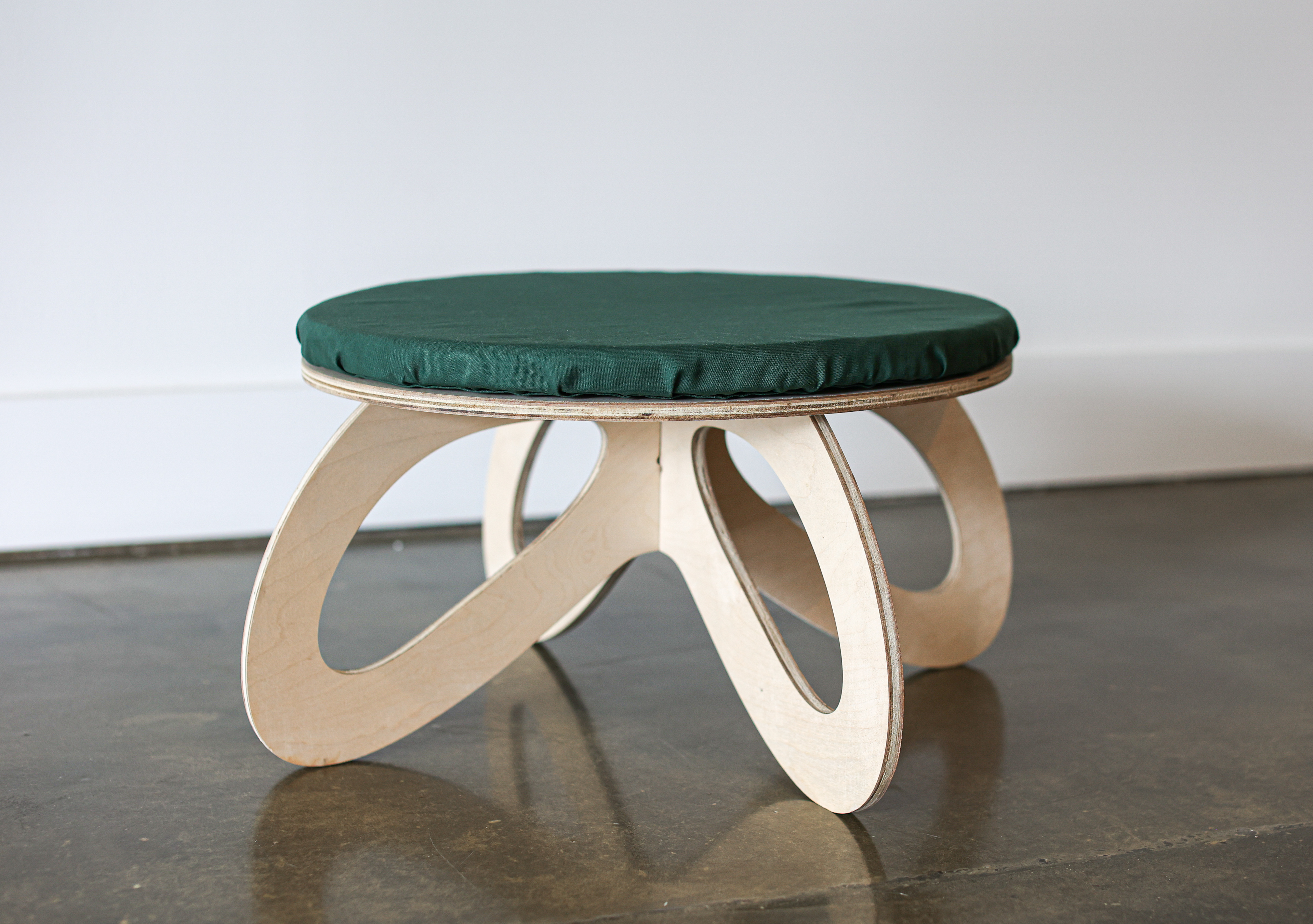 'Meditation Stool', CNC-Cut Plywood