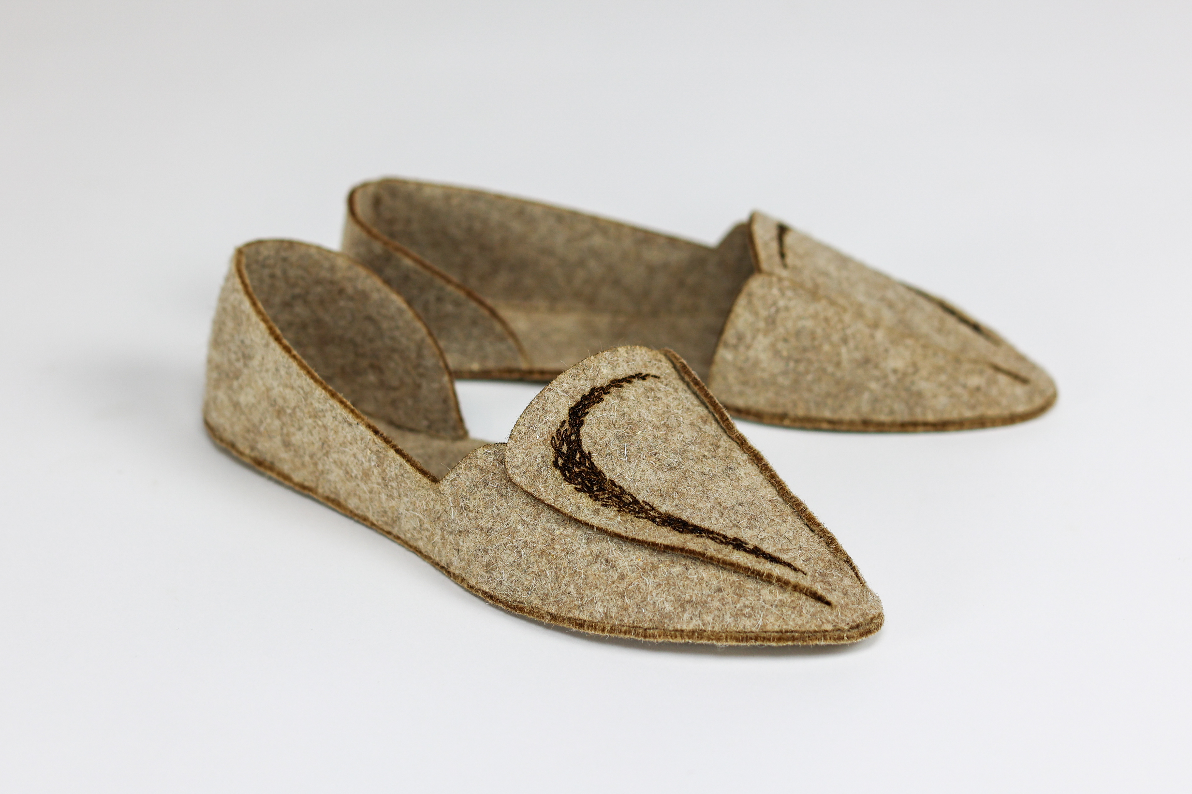 'Leia Flats', Laser-Cut Eco-Wool Shoe