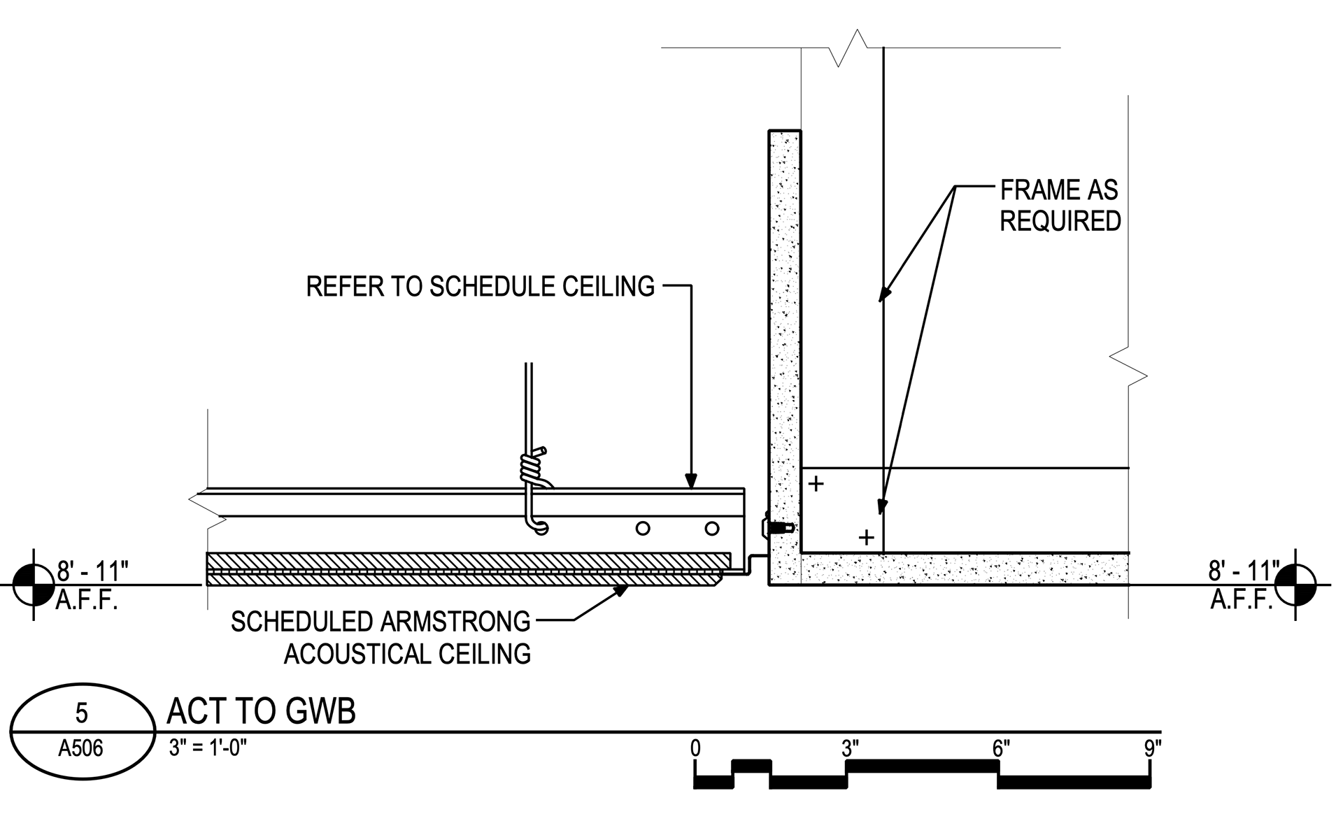 Ceiling Detail Drawing, AutoCAD