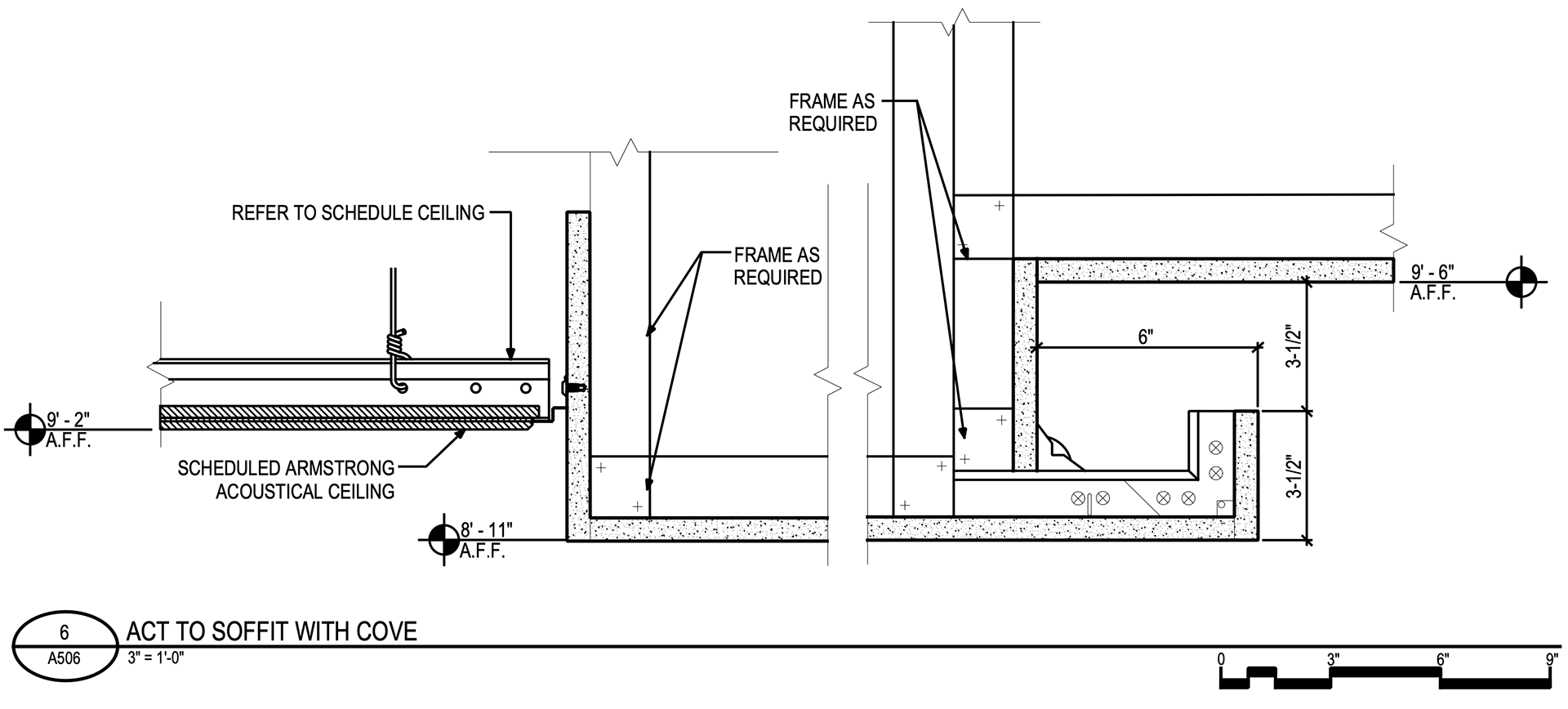 Ceiling Detail Drawing, AutoCAD