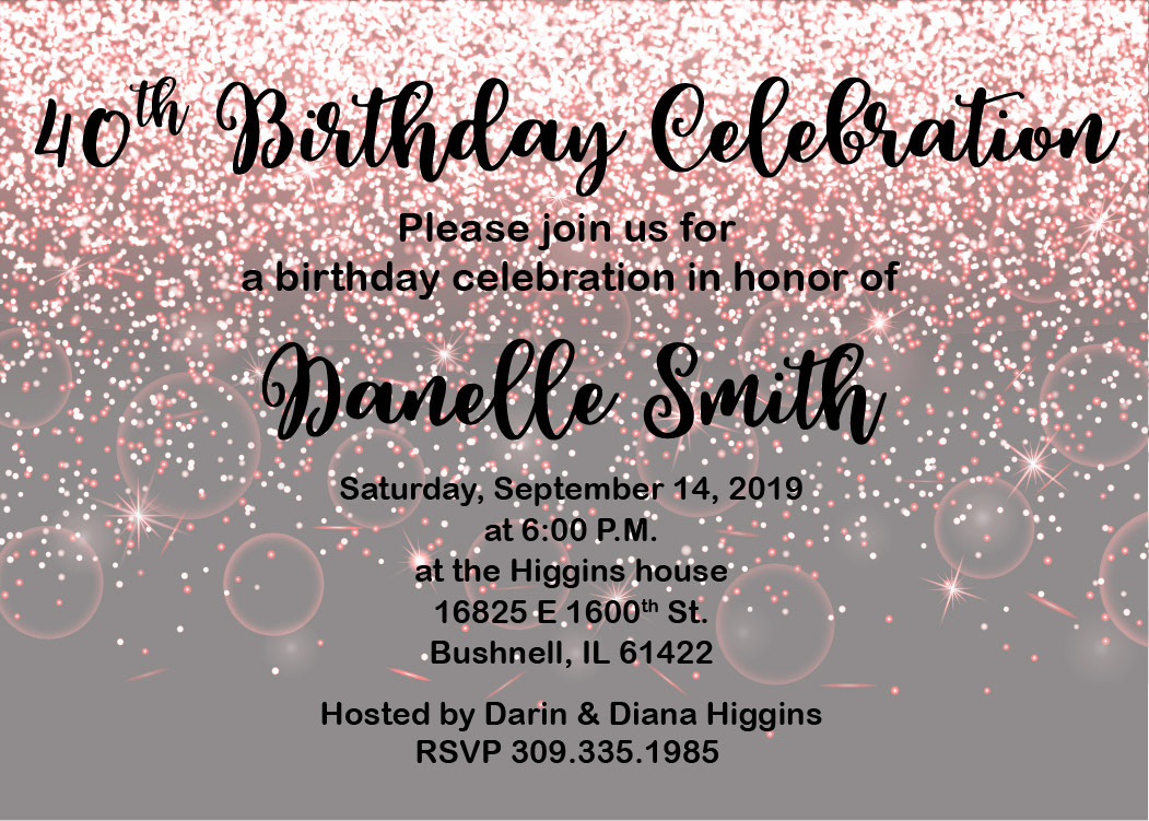 Birthday Invite