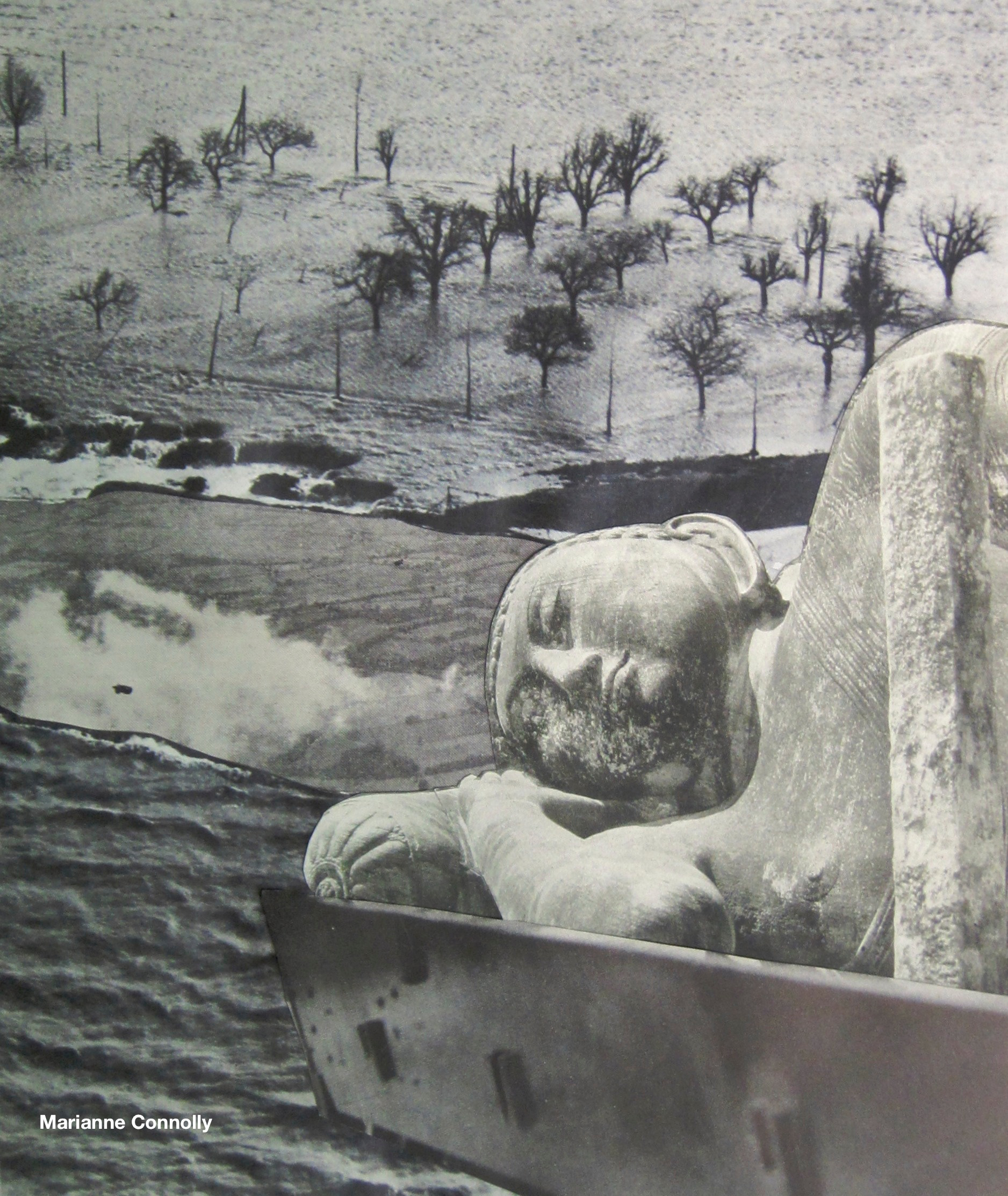 Witness (Dream), collage, 2015, Marianne Connolly