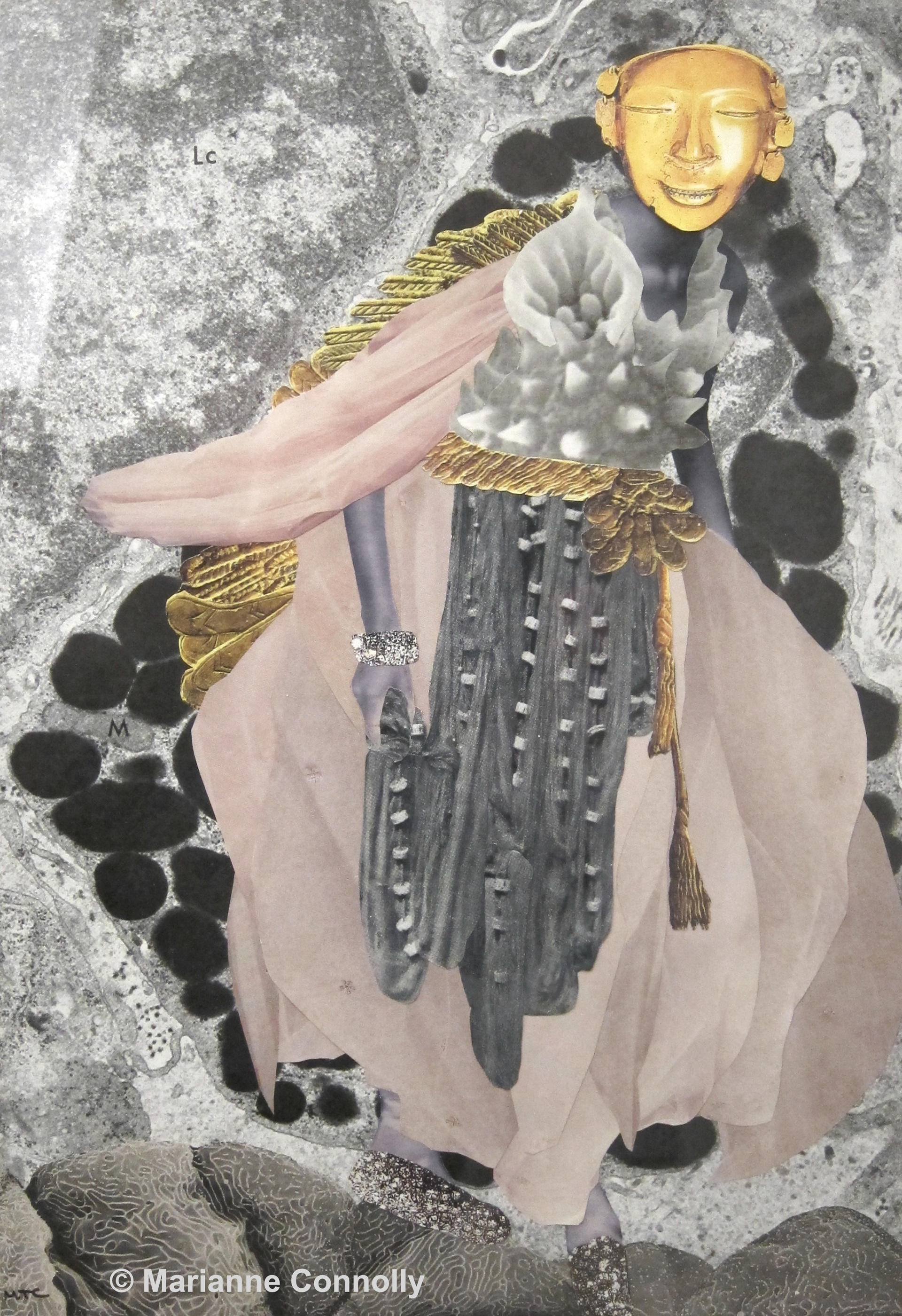 Biochemical Angel, Marianne Connolly, collage