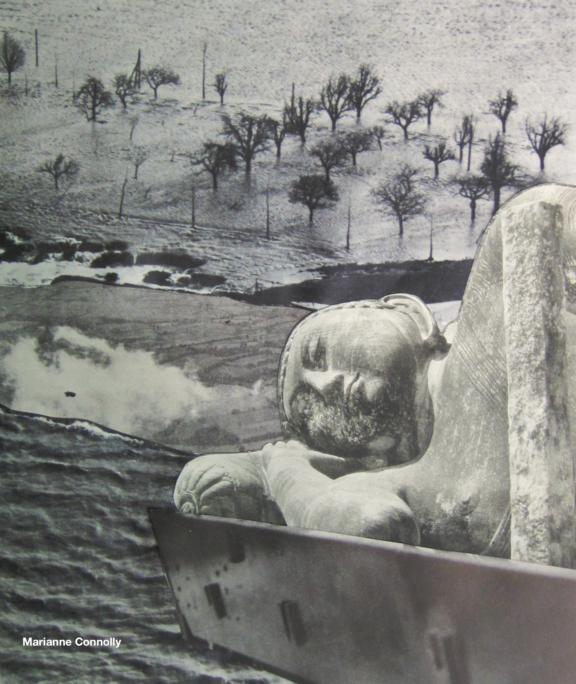 "Witness (Dream)," Marianne Connolly, collage
