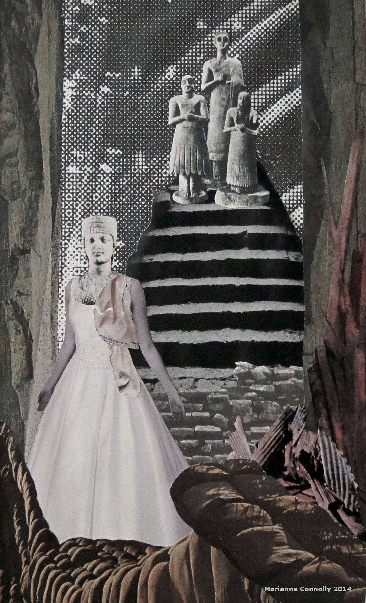 Requiem for Inanna, Marianne Connolly, collage