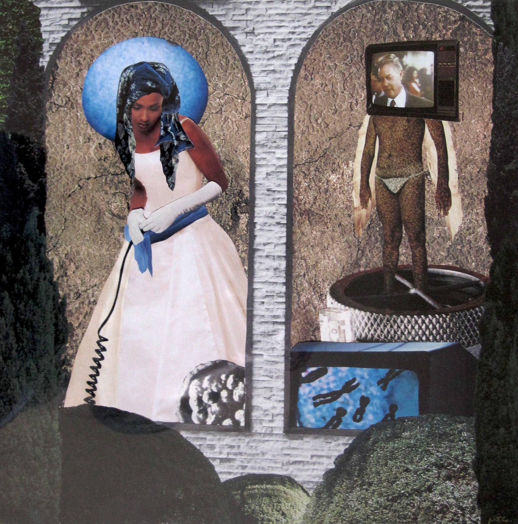 Annunciation 2, Marianne Connolly, collage