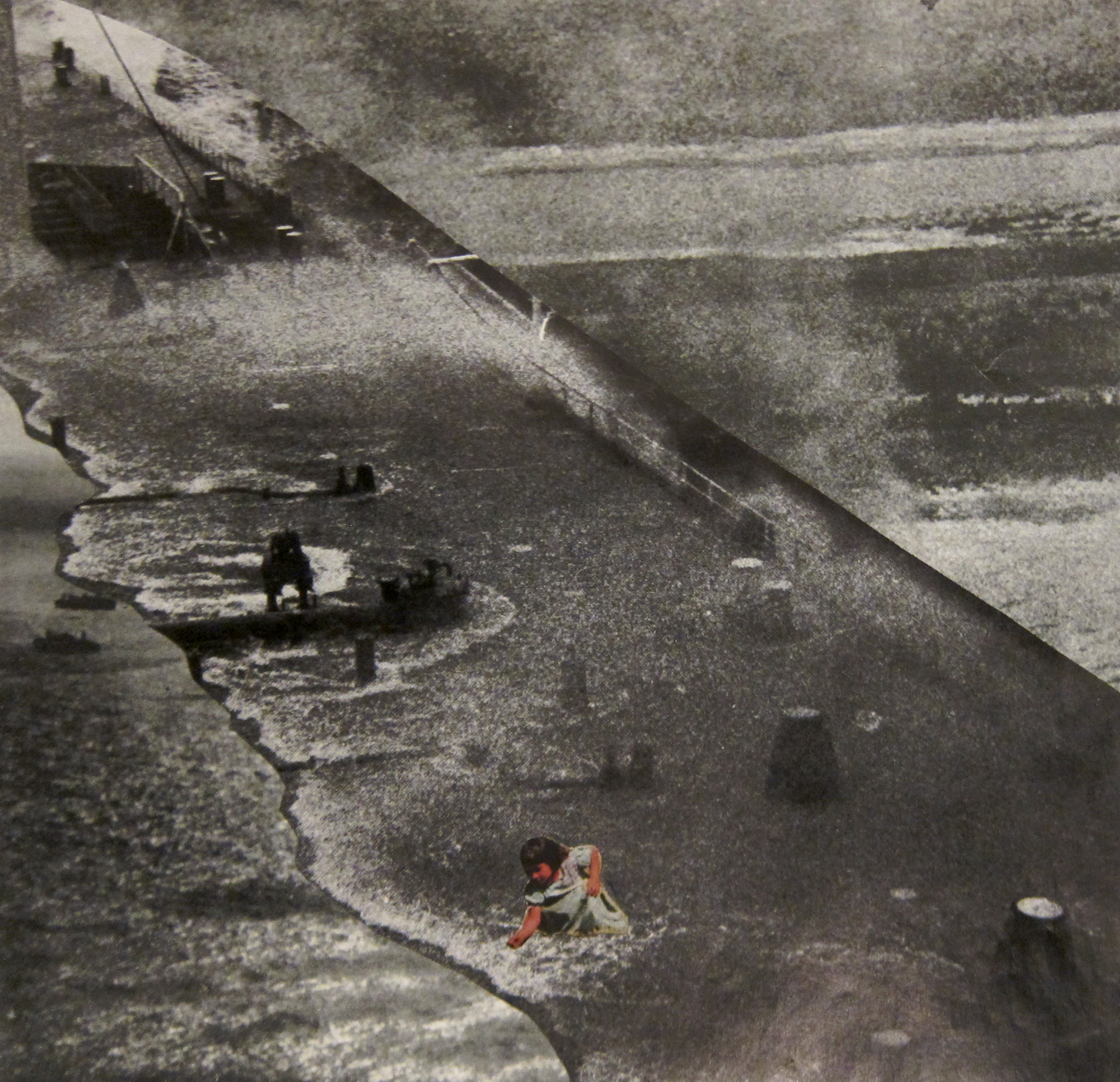 "Witness (Destroyer)," Marianne Connolly, collage