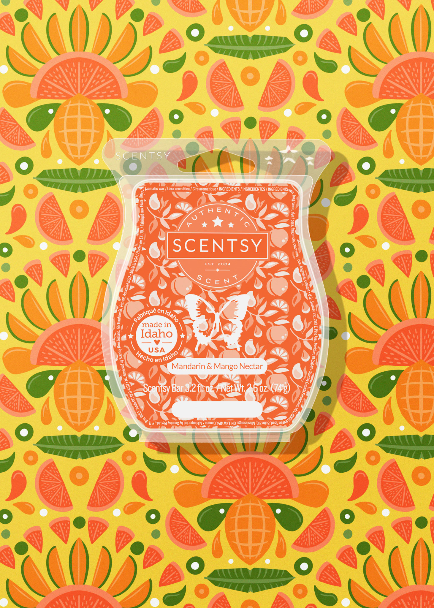 Mandarin & Mango Nectar :: Packaging & Pattern Design