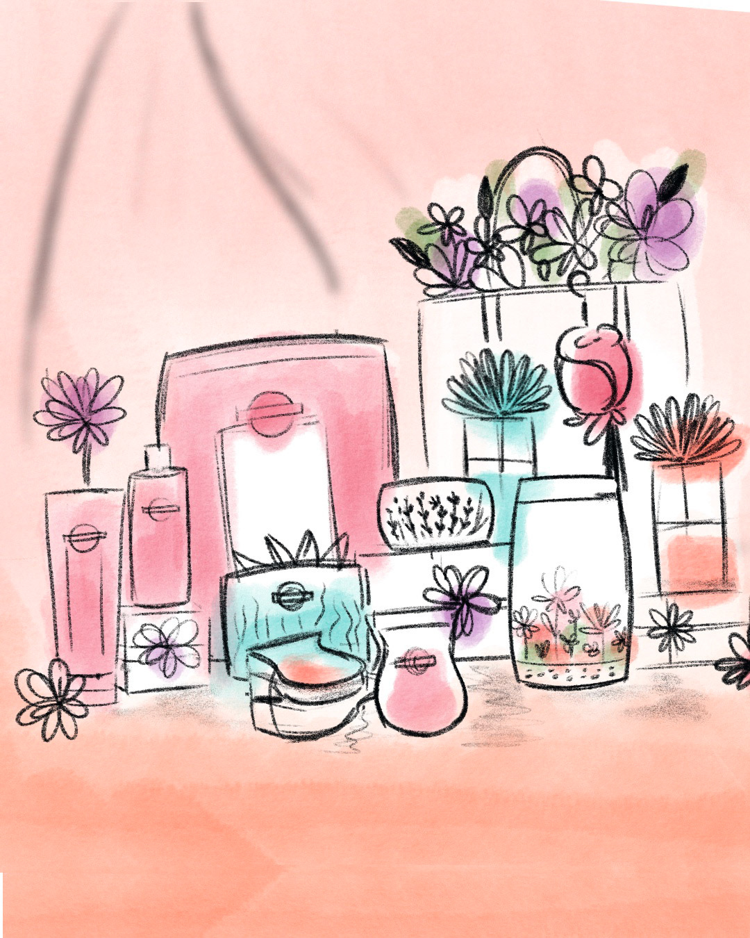 Mother's Day :: Group Shot Concept Sketch