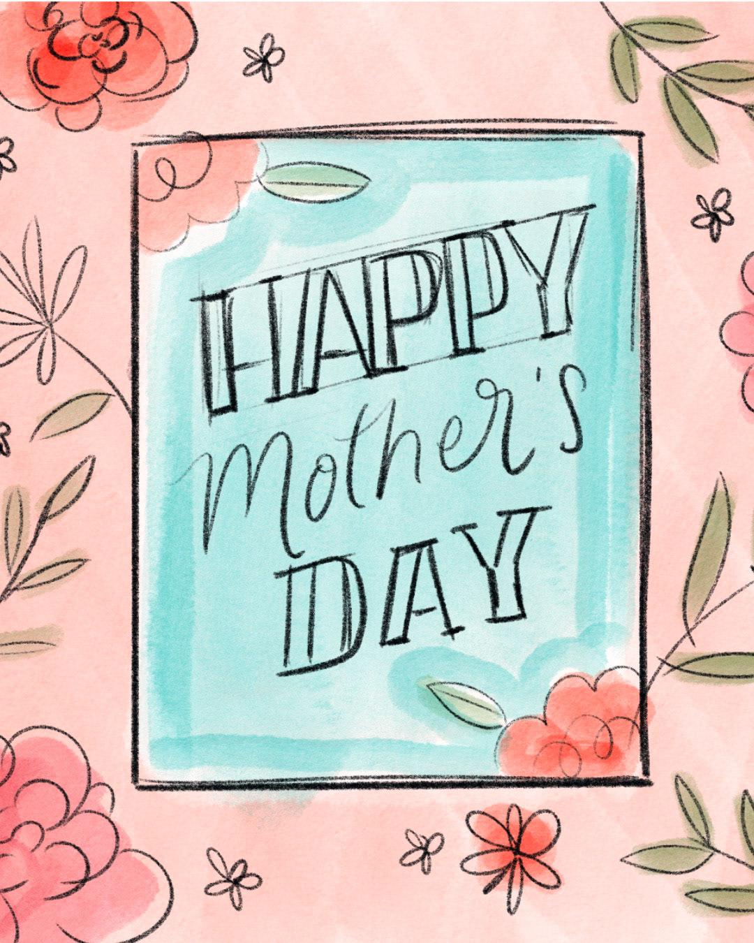 Mother's Day :: Social Post Sketch