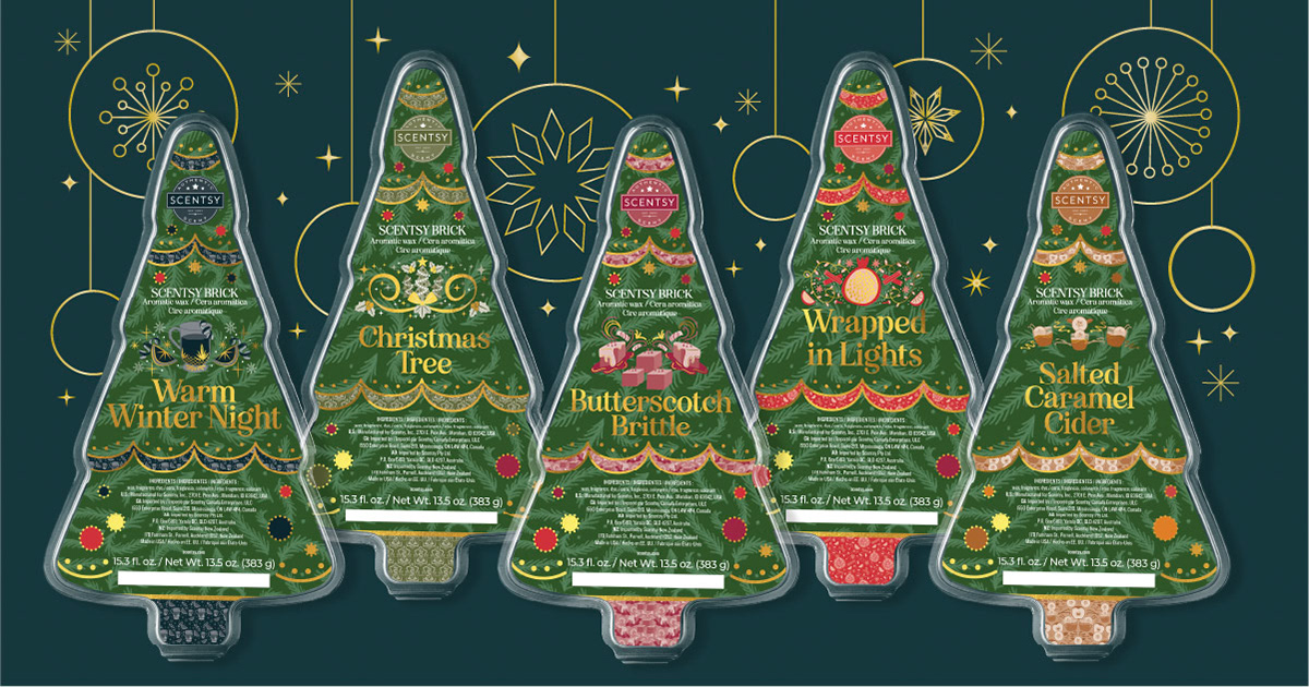 Scentsy Holiday Bricks :: Packaging Design and Campaign